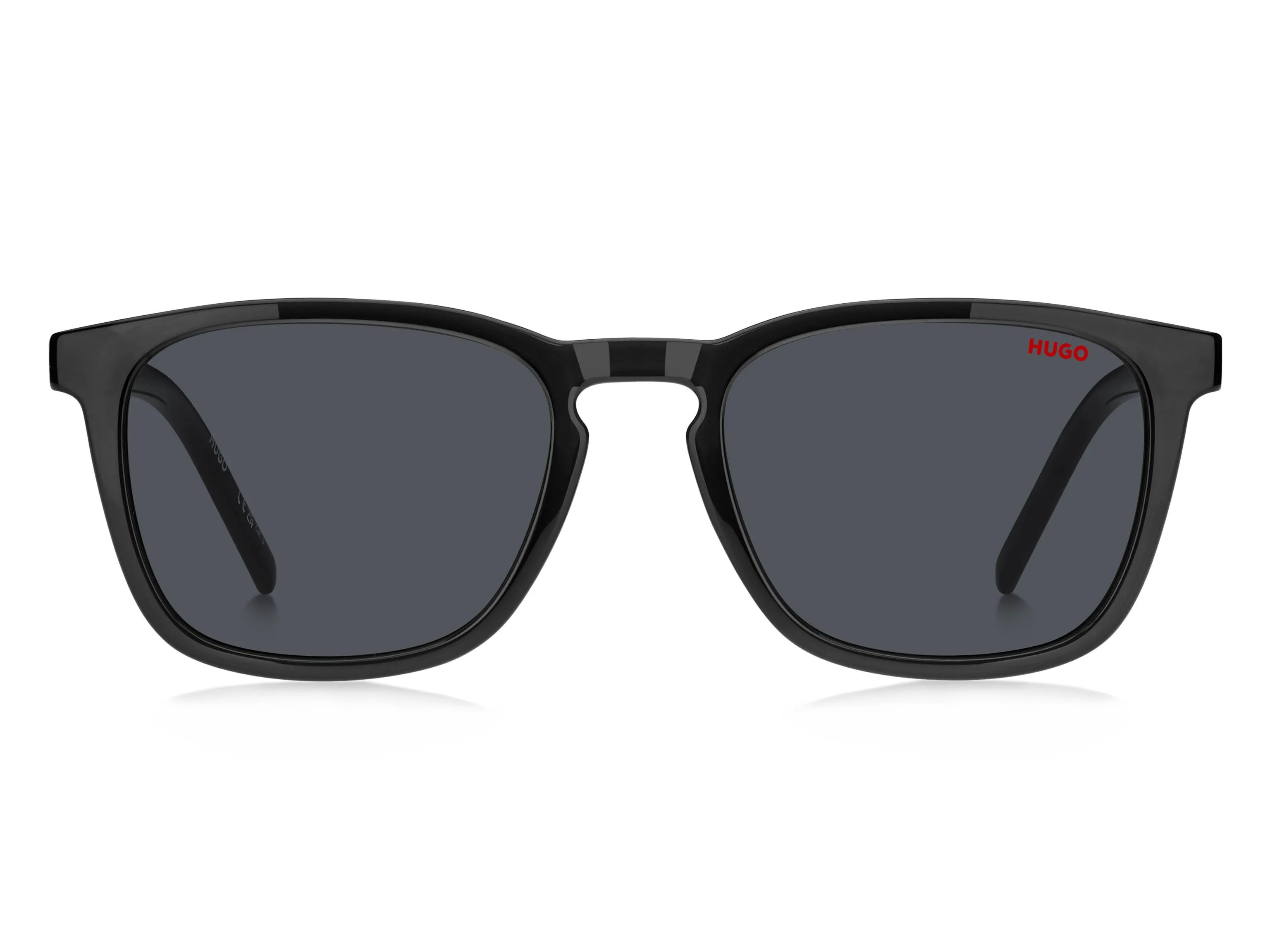 Hugo Boss HG 1306/S KB7/IR Occhiali da sole Iniettato Grigio Grigio Squadrata - immagine 2