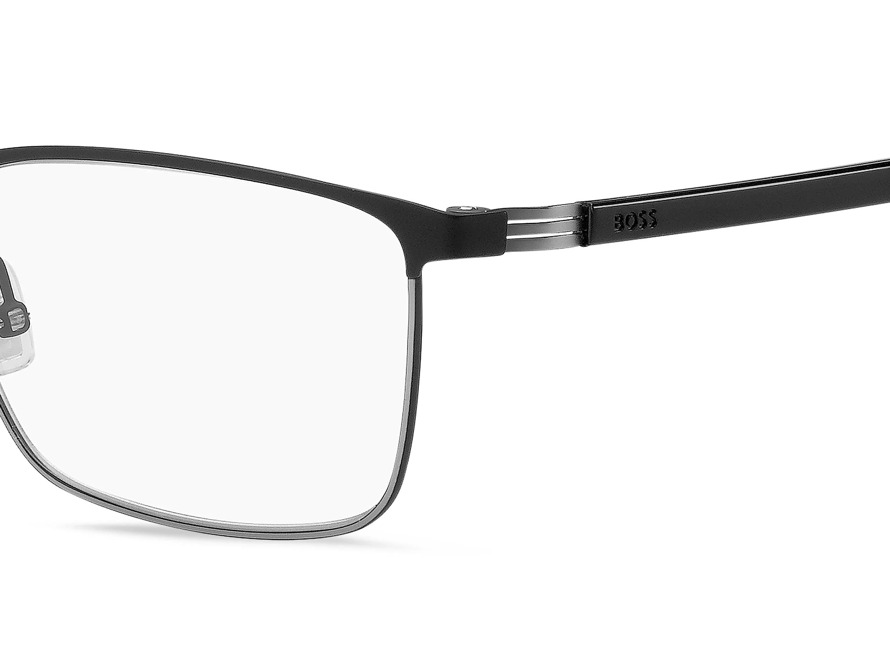 Hugo Boss BOSS 1637 TI7/99 Montature da vista Acciaio Nero-opaco Squadrata - immagine 3
