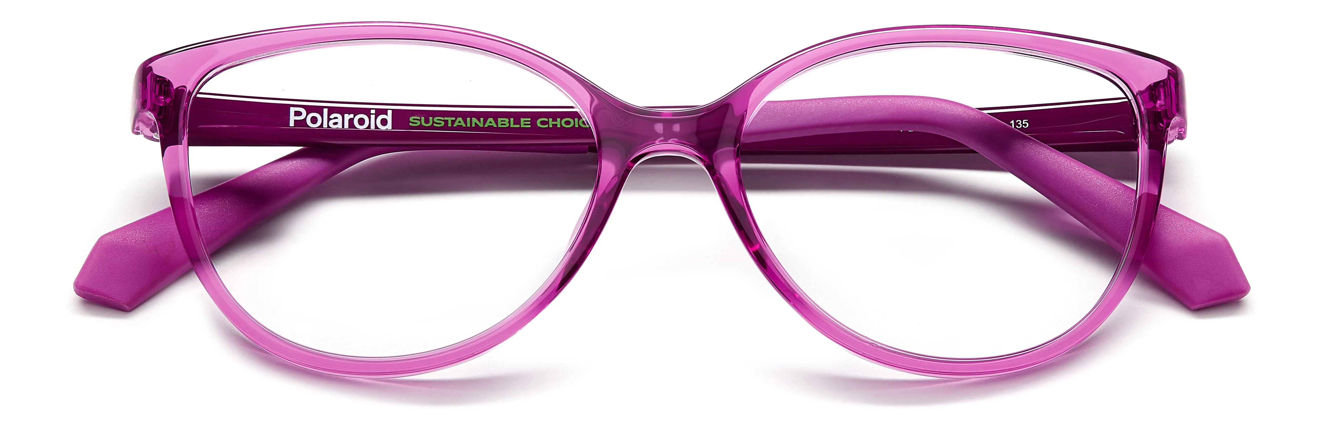 Polaroid Junior Polaroid PLD D825 B3V Montature da vista bambino Plastica Viola Cat Eye - immagine 3
