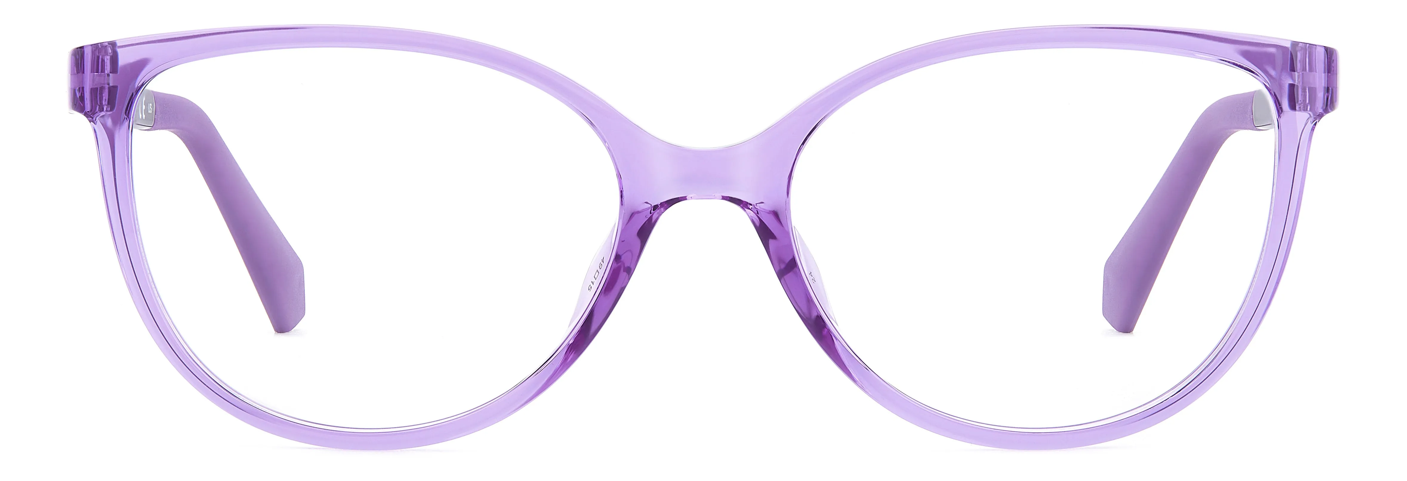 Polaroid Junior Polaroid PLD D825 789 Montature da vista bambino Plastica Lilla Cat Eye - immagine 2