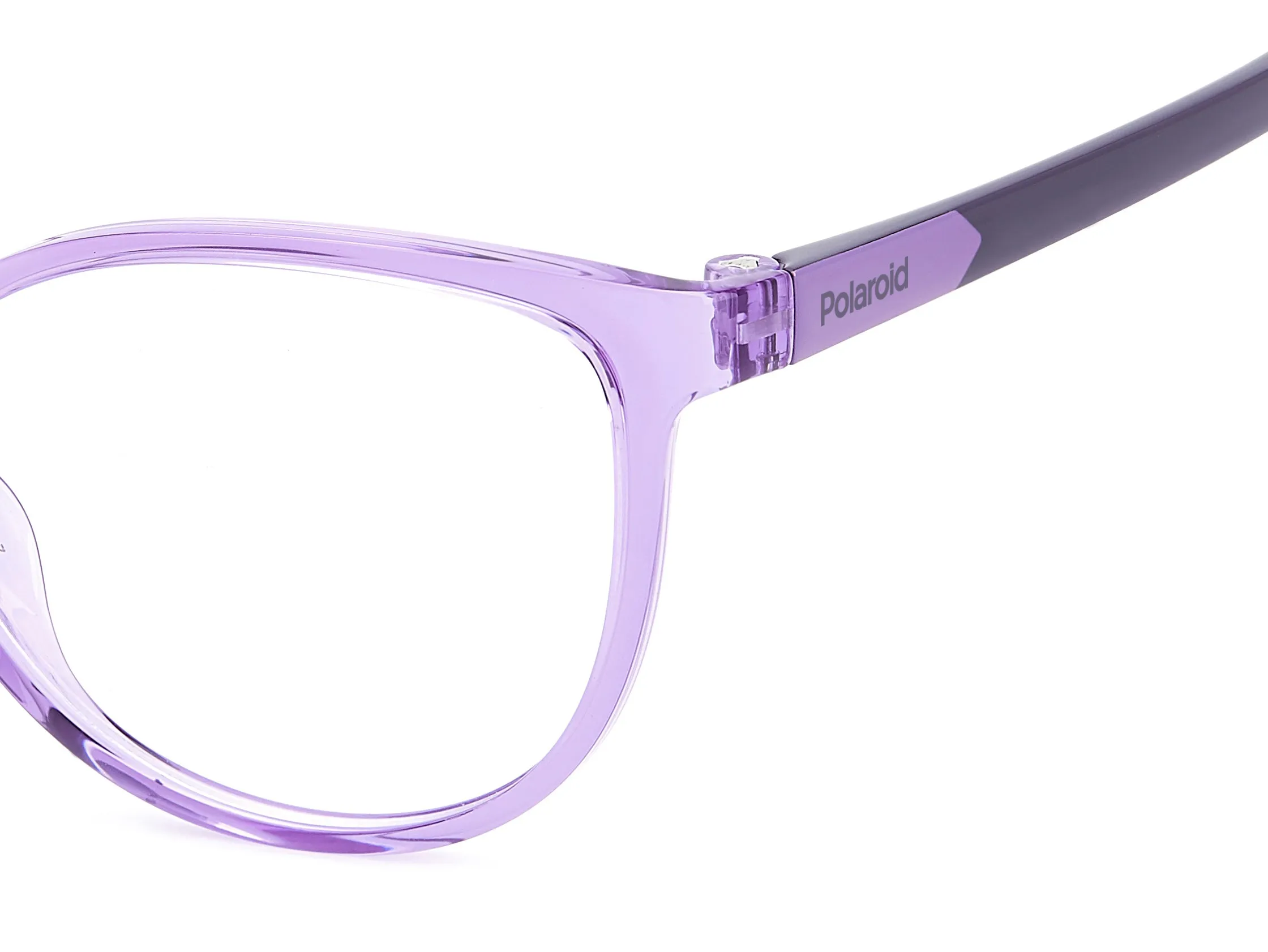 Polaroid Junior Polaroid PLD D825 789 Montature da vista bambino Plastica Lilla Cat Eye - immagine 4