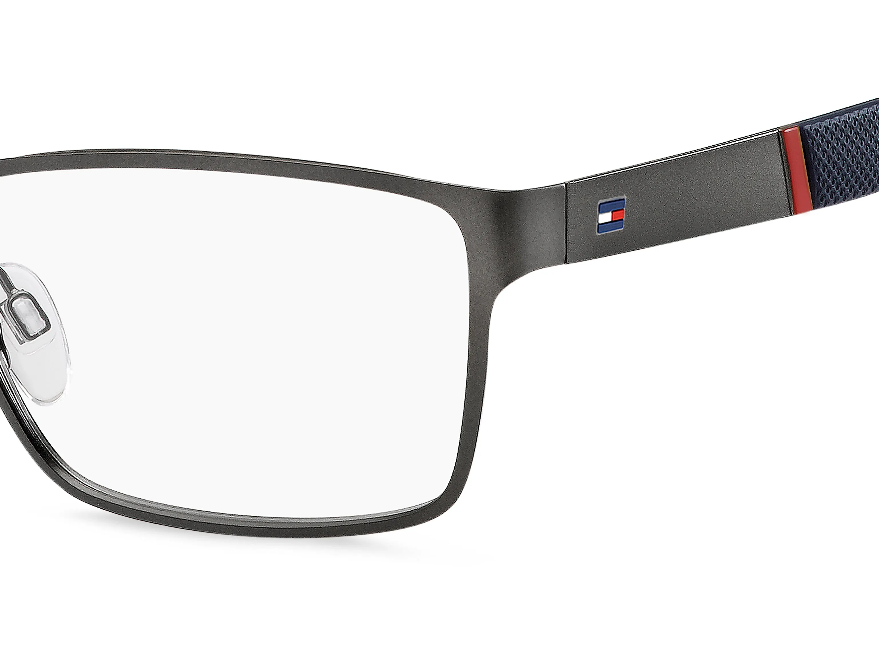 Tommy Hilfiger TH 1543 R80 Montature da vista Acciaio Canna di fucile Squadrata - immagine 3
