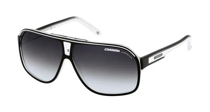 Carrera GRAND PRIX 2 T4M/9O Occhiali da sole Acetato Nero Grigio Squadrata Sfumato - immagine 1