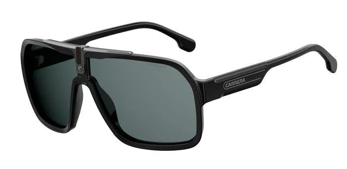 Carrera CARRERA 1014/S 003/2K Occhiali da sole Plastica Nero-opaco Grigio Squadrata - immagine 1