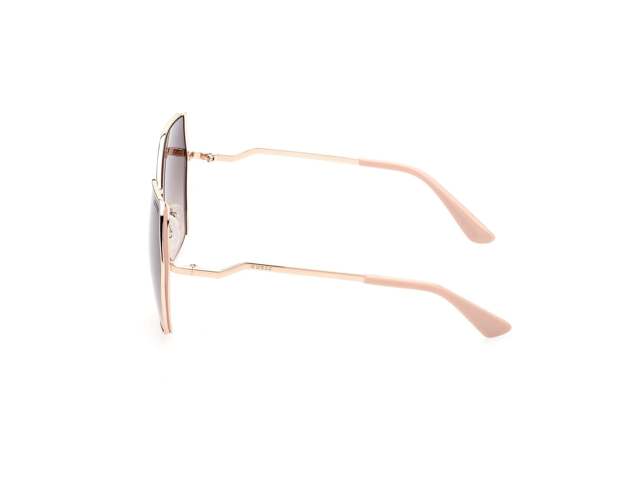 Guess GU7843 28F Occhiali da sole Metallo Oro Marrone Geometrica Normale Sfumato - immagine 3