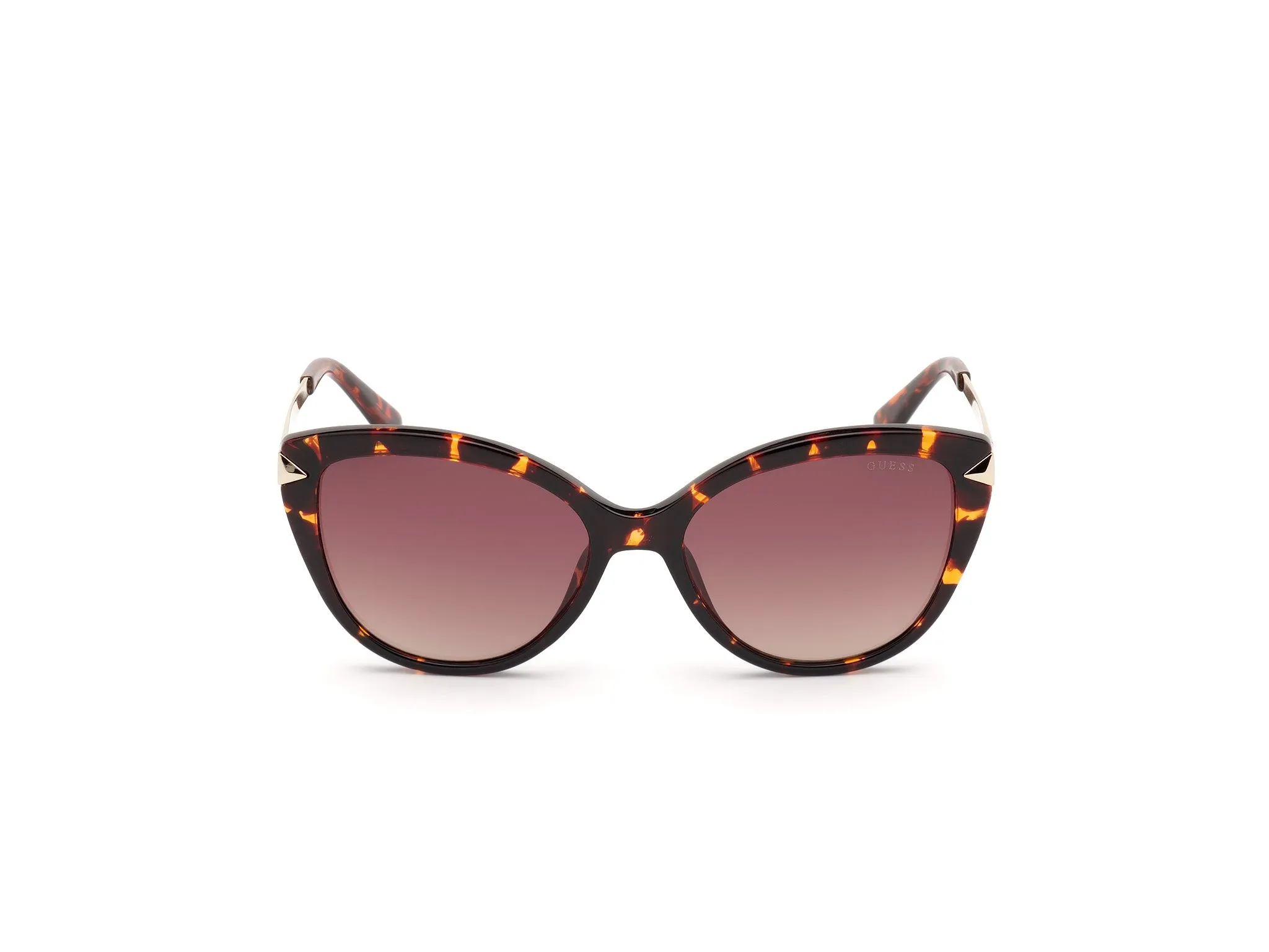 Guess GU7658 52F Occhiali da sole Iniettato Havana Marrone Cat Eye Normale Sfumato - immagine 3