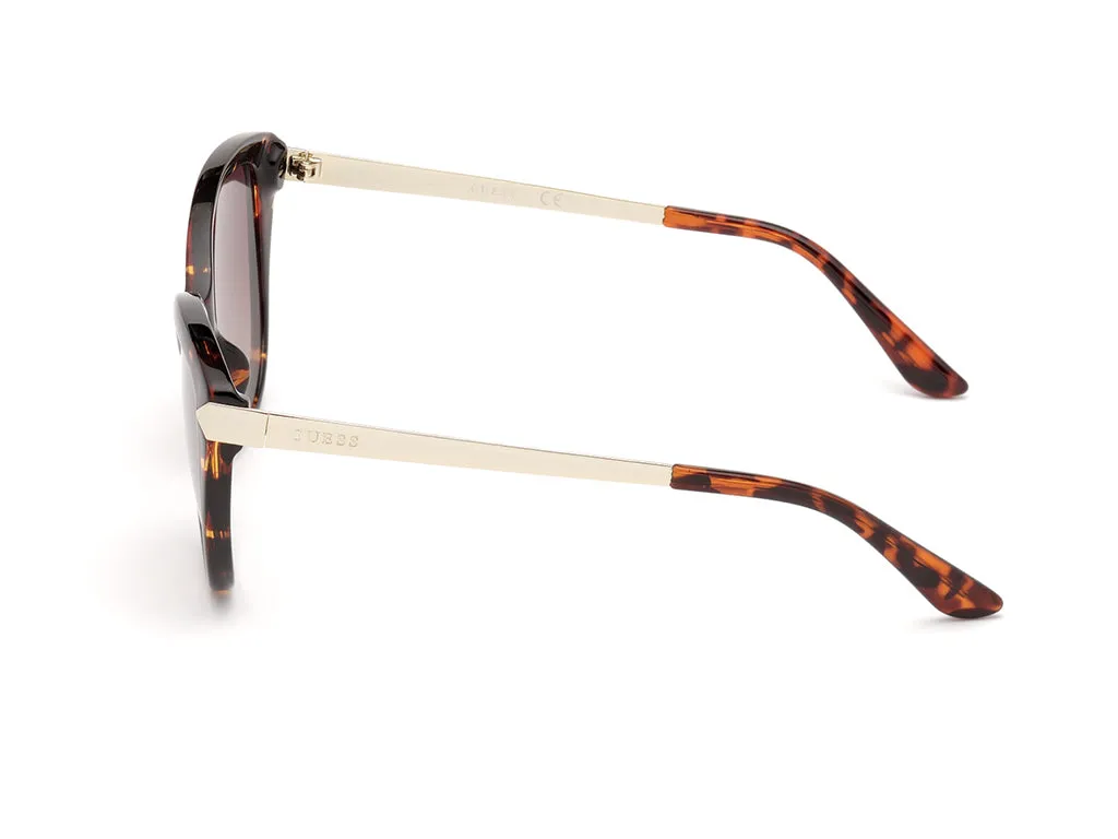 Guess GU7658 52F Occhiali da sole Iniettato Havana Marrone Cat Eye Normale Sfumato - immagine 4