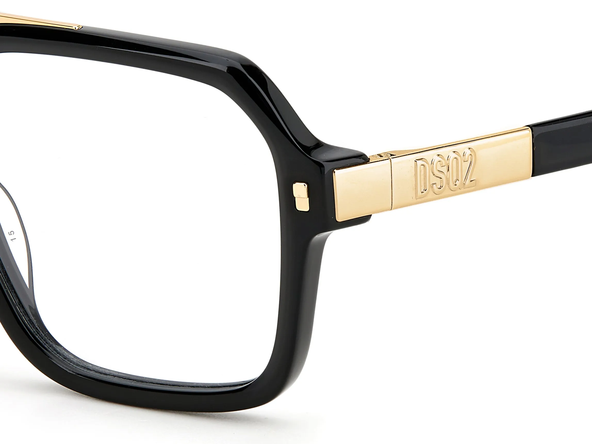 Dsquared2 D2 0035 2M2 Montature da vista Acetato Nero Squadrata - immagine 4