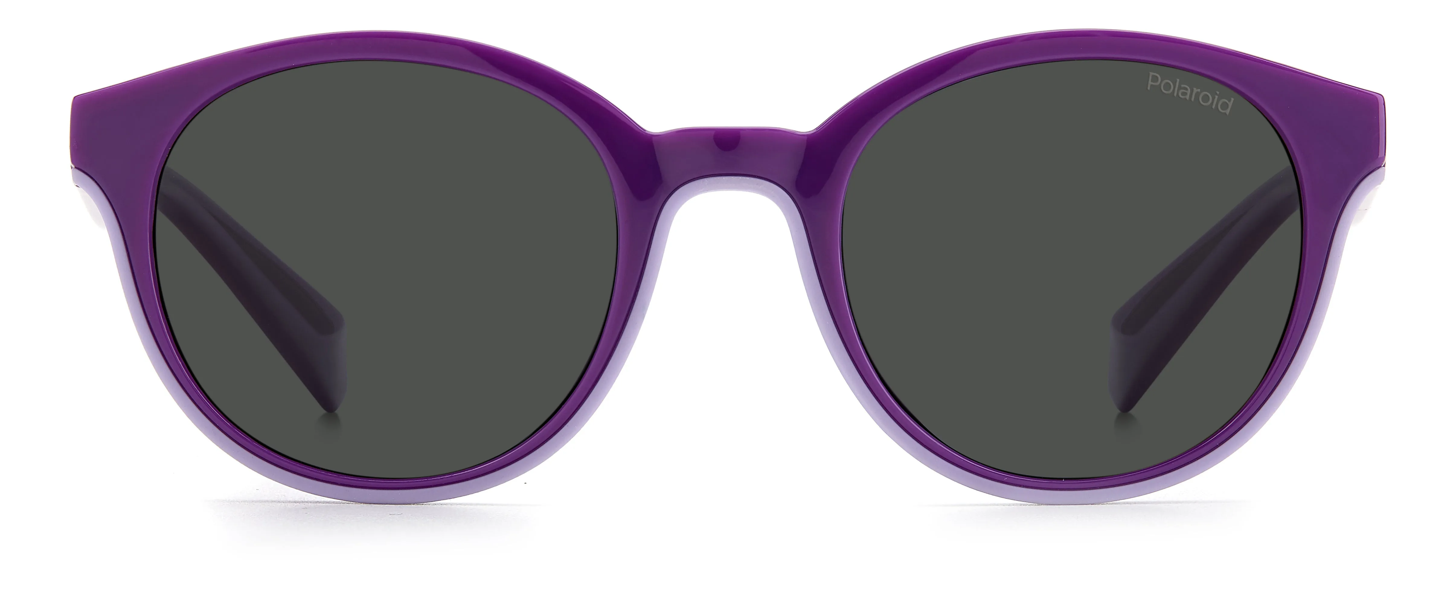Polaroid PLD 8040/S RY8/M9 Occhiali da sole bambino Plastica Viola Grigio Rotonda - immagine 2