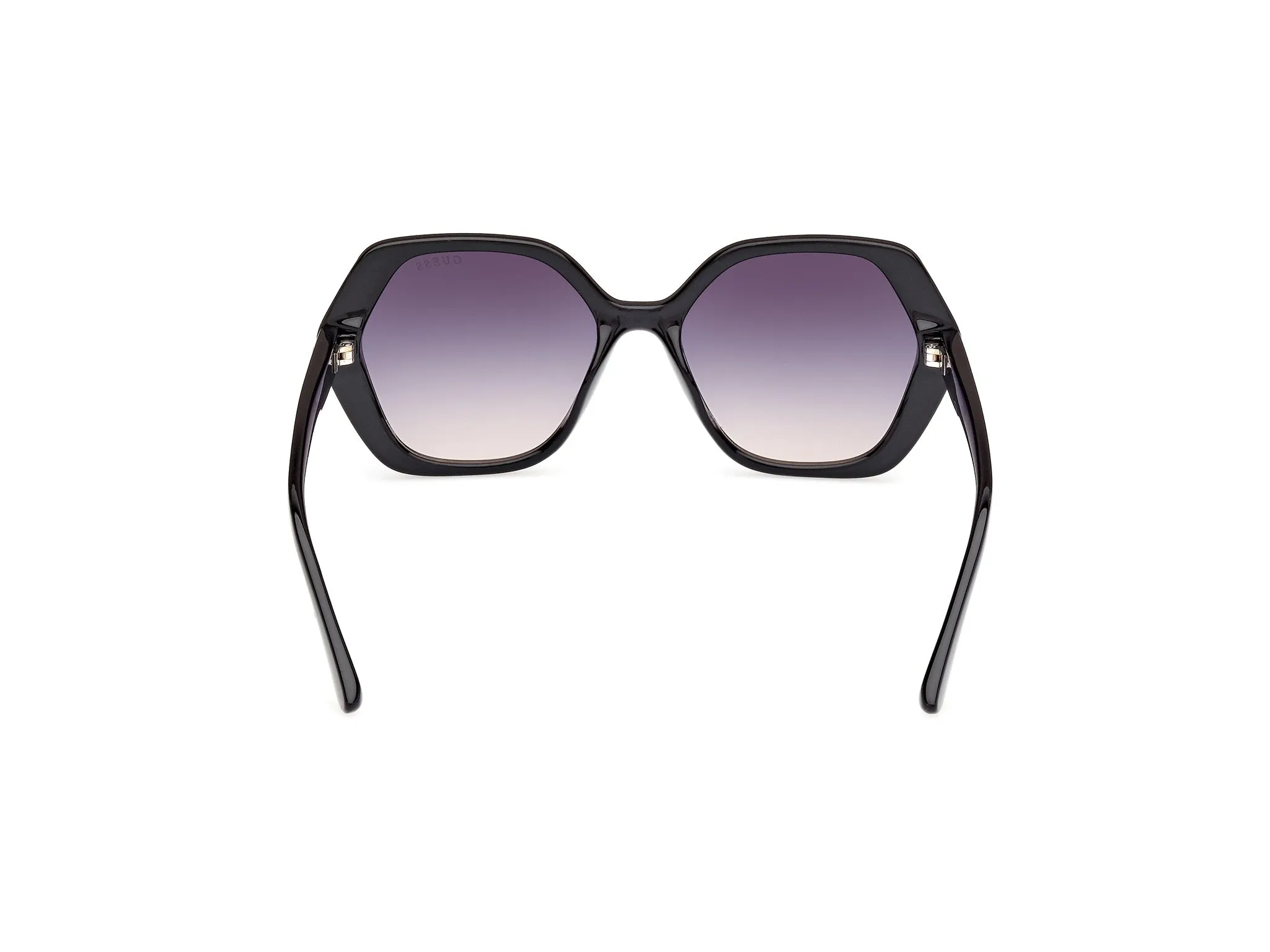 Guess GU8292 01B Occhiali da sole Iniettato Nero Fumo Geometrica Normale Sfumato - immagine 4