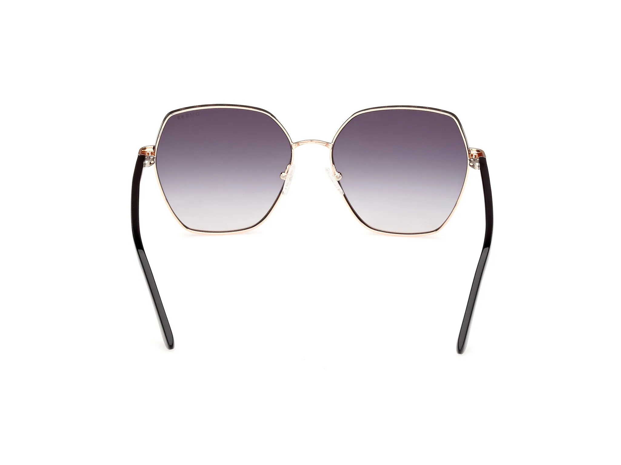 Guess GU00108 05B Occhiali da sole Metallo Nero Fumo Geometrica Normale - immagine 4
