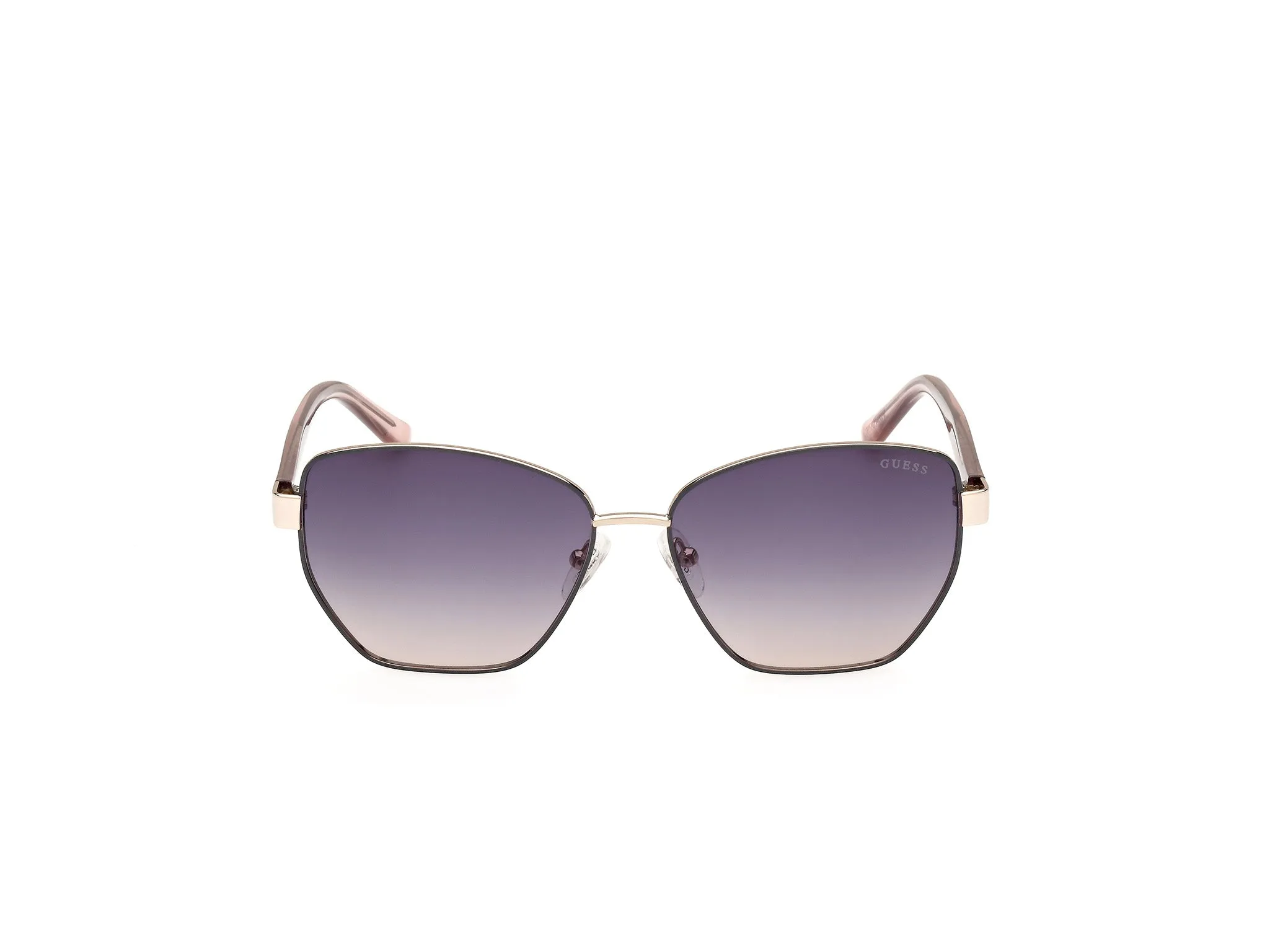 Guess GU00102 20B Occhiali da sole Metallo Grigio Fumo Geometrica Normale - immagine 2