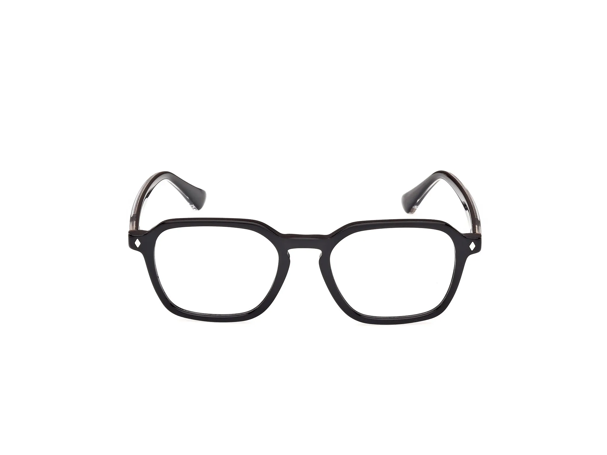 Web WE5428 1 Montature da vista Acetato Nero Geometrica Normale - immagine 2