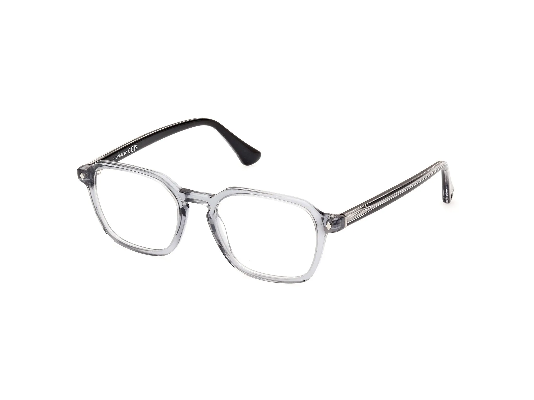 Web WE5428 20 Montature da vista Acetato Grigio Geometrica Normale - immagine 1