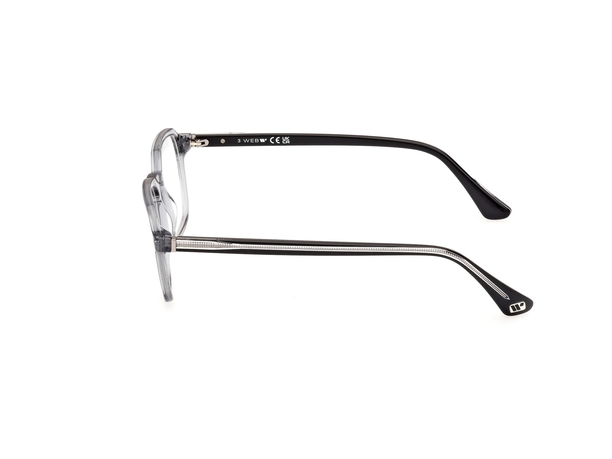 Web WE5428 20 Montature da vista Acetato Grigio Geometrica Normale - immagine 3