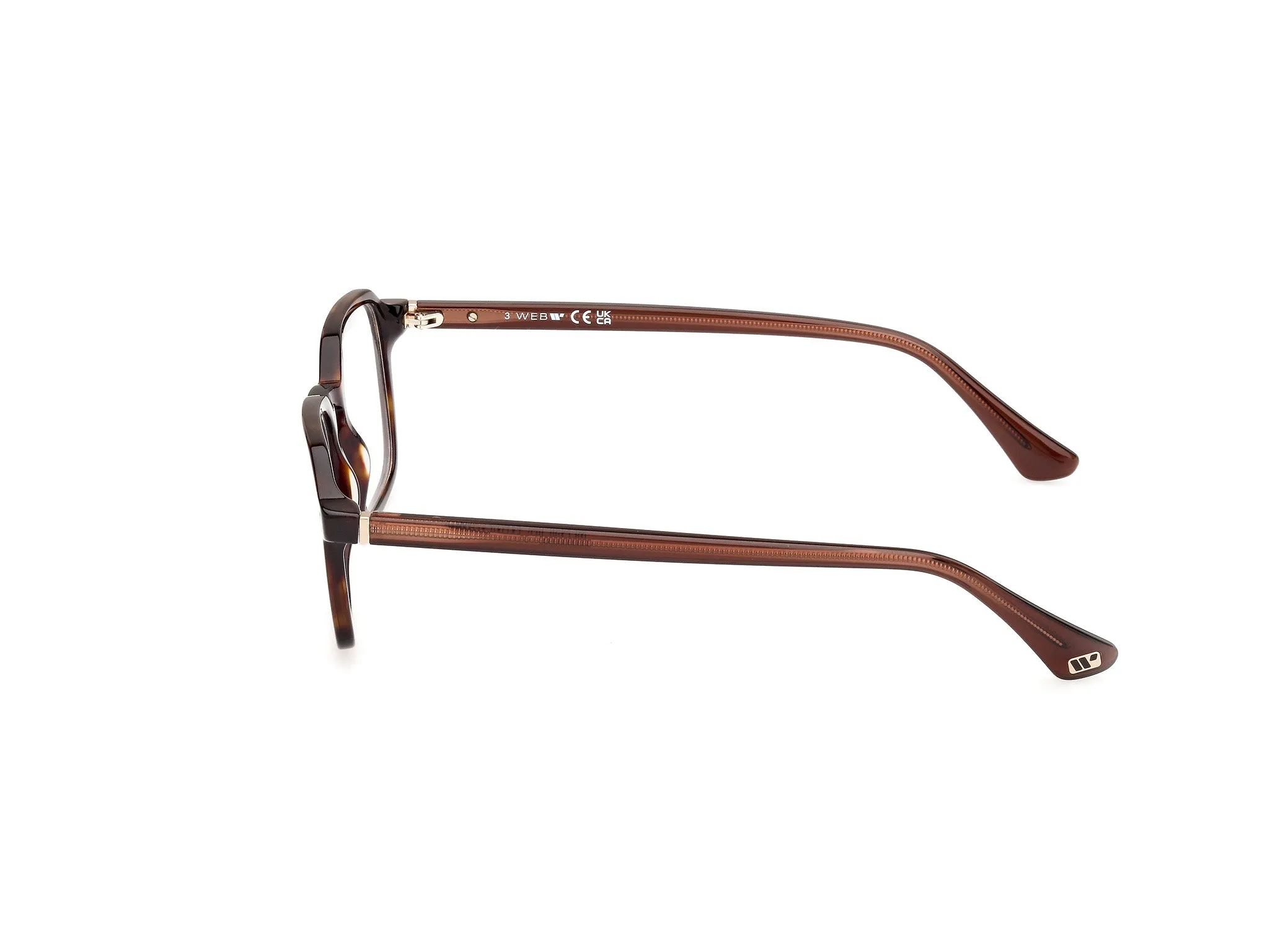 Web WE5428 56 Montature da vista Acetato Havana Geometrica Normale - immagine 3
