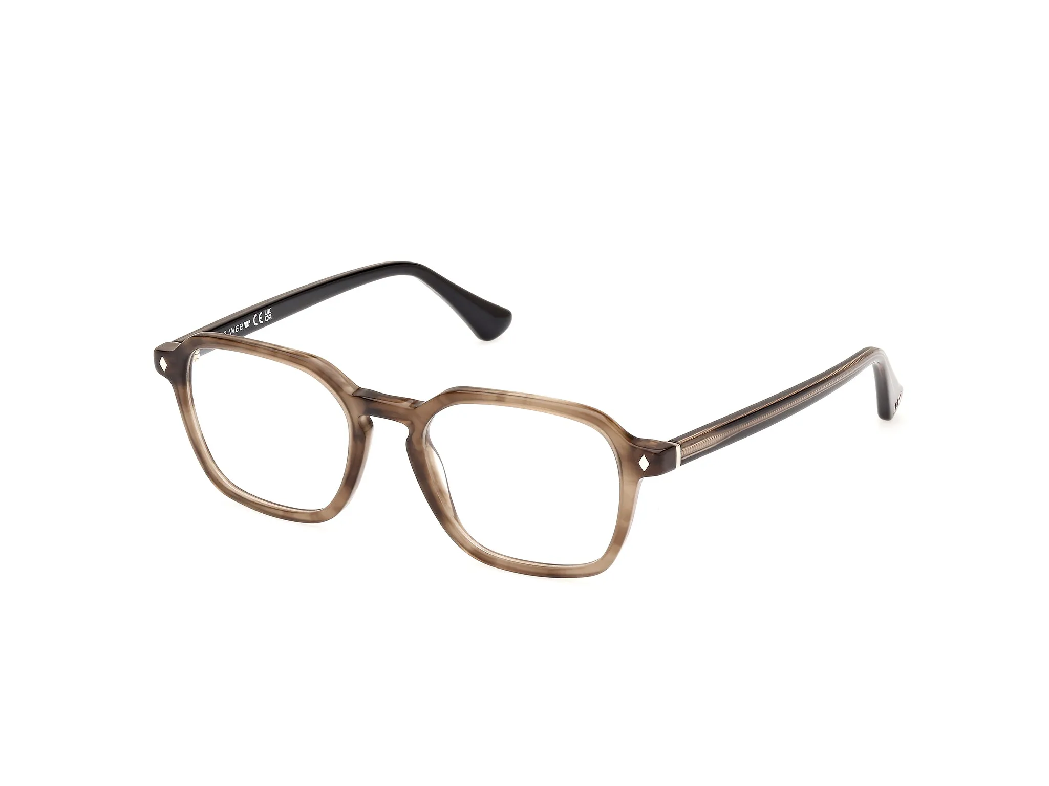 Web WE5428 51 Montature da vista Acetato Grigio Geometrica Normale - immagine 1