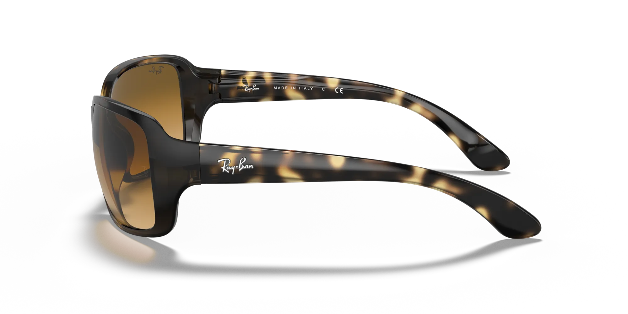Ray - Ban RB4068 RB4068 710/51 Occhiali da sole Iniettato Tartaruga Squadrata Normale Sfumato - immagine 4