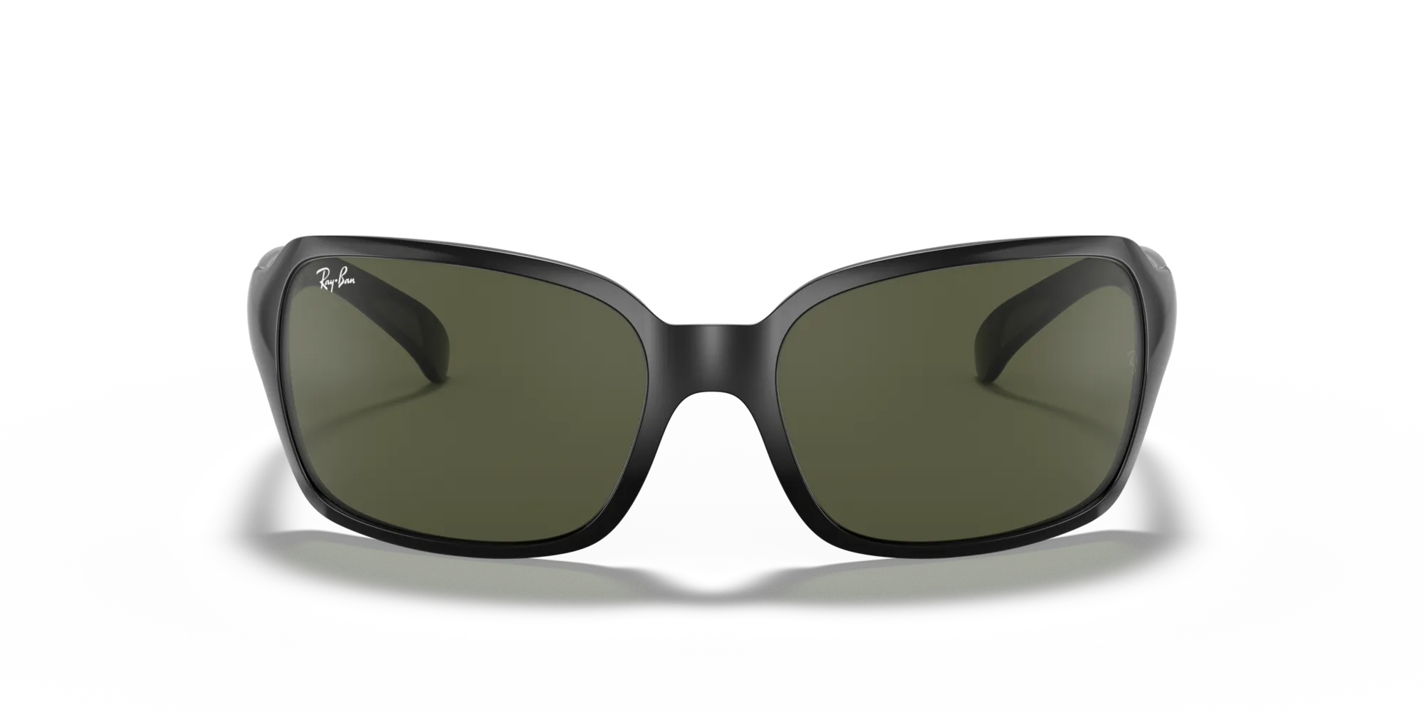 Ray - Ban RB4068 RB4068 601 Occhiali da sole Iniettato Nero G15 Squadrata Normale - immagine 3