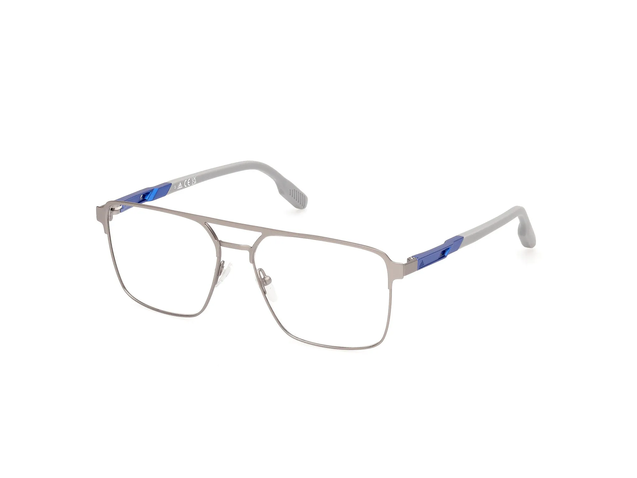 Adidas Sport SP5069 15 Montature da vista Metallo Rutenio Geometrica Normale - immagine 1