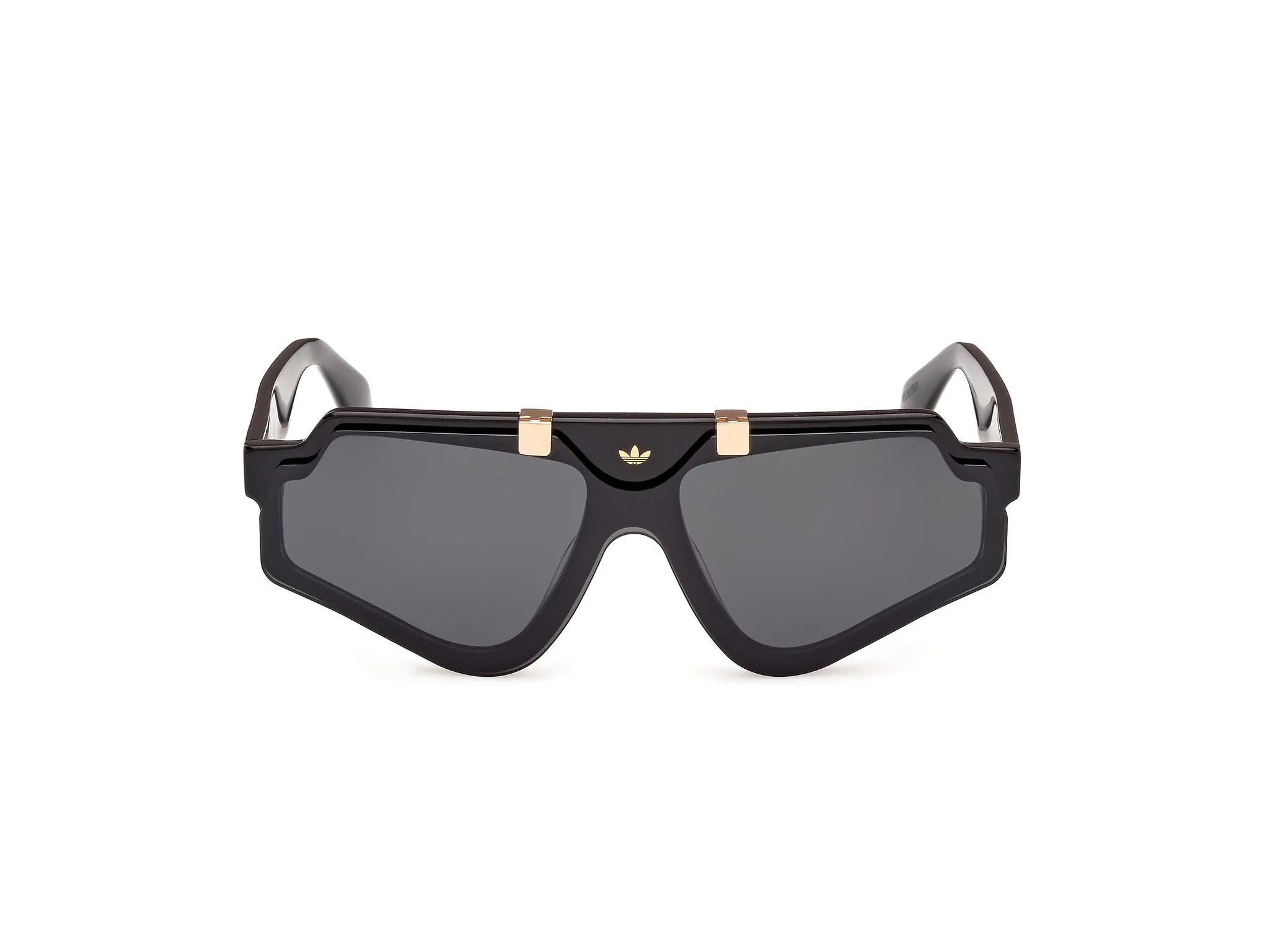 Adidas Sport Unisex Adidas OR0113 01A Occhiali da sole Acetato Nero Fumo Geometrica Normale - immagine 2