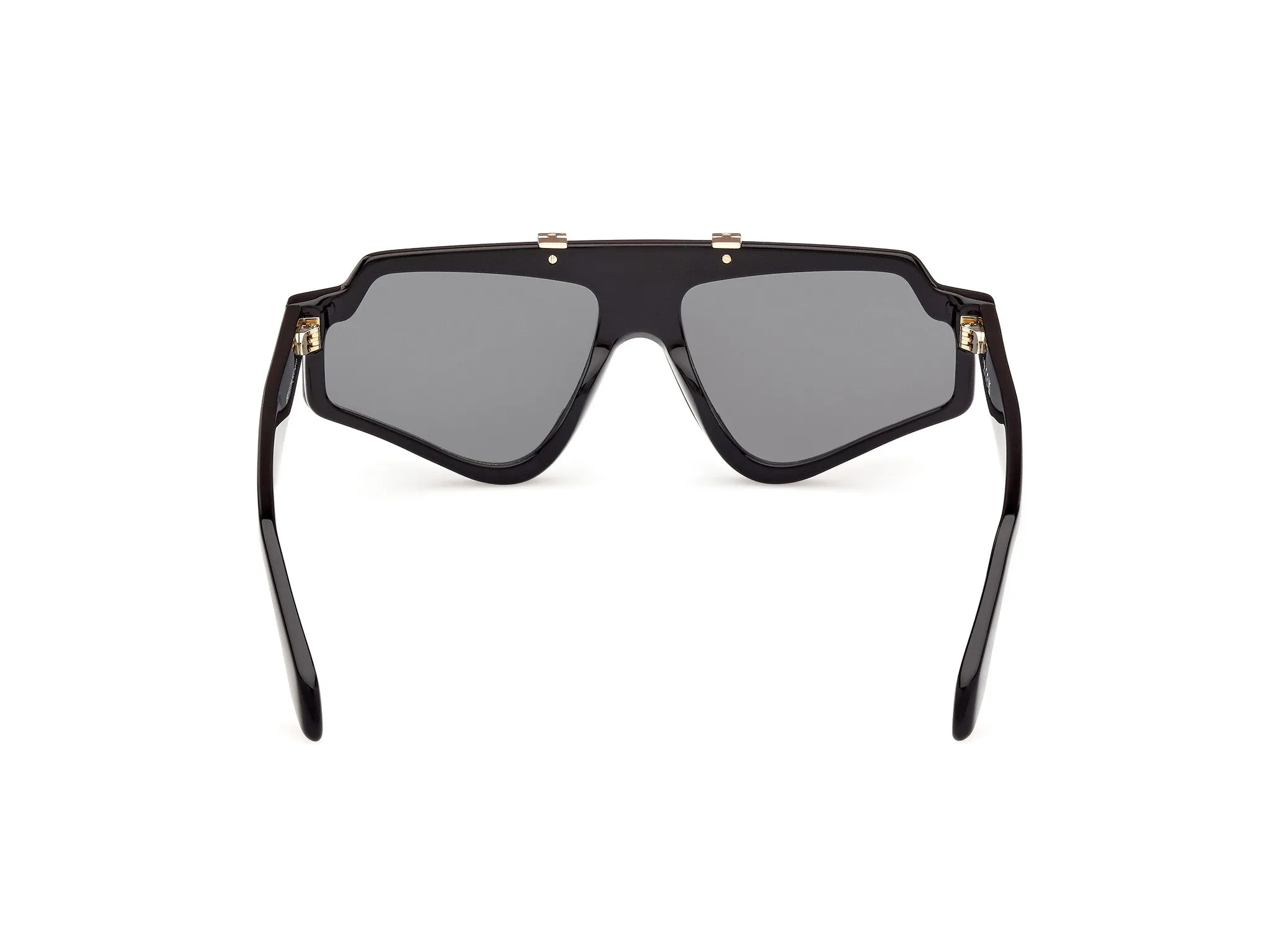 Adidas Sport Unisex Adidas OR0113 01A Occhiali da sole Acetato Nero Fumo Geometrica Normale - immagine 4