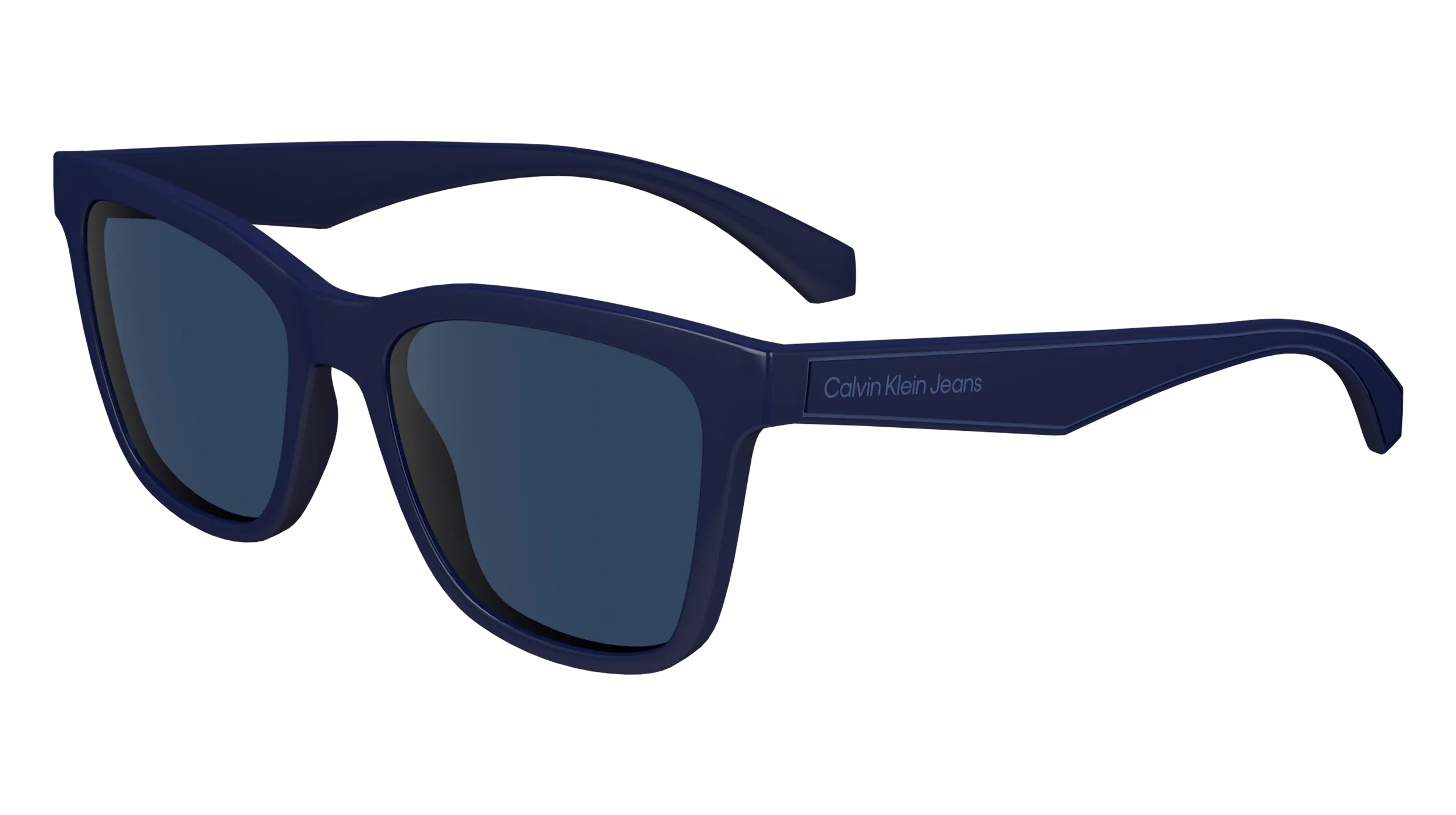 Calvin Klein Junior Calvin Klein CKJ24301S 400 Occhiali da sole bambino Bio-iniettato Blu Blu Squadrata Normale - immagine 1