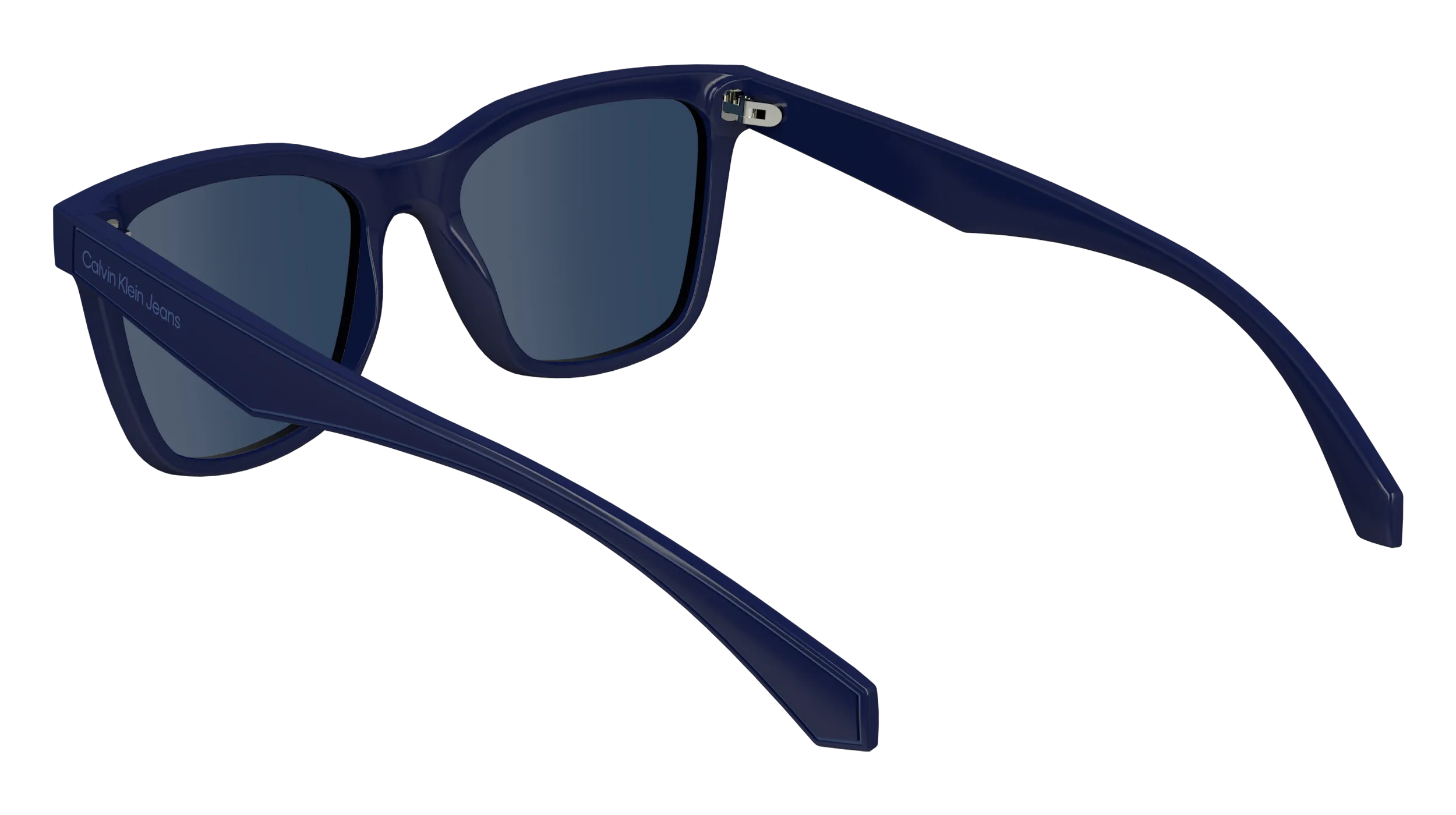 Calvin Klein Junior Calvin Klein CKJ24301S 400 Occhiali da sole bambino Bio-iniettato Blu Blu Squadrata Normale - immagine 3