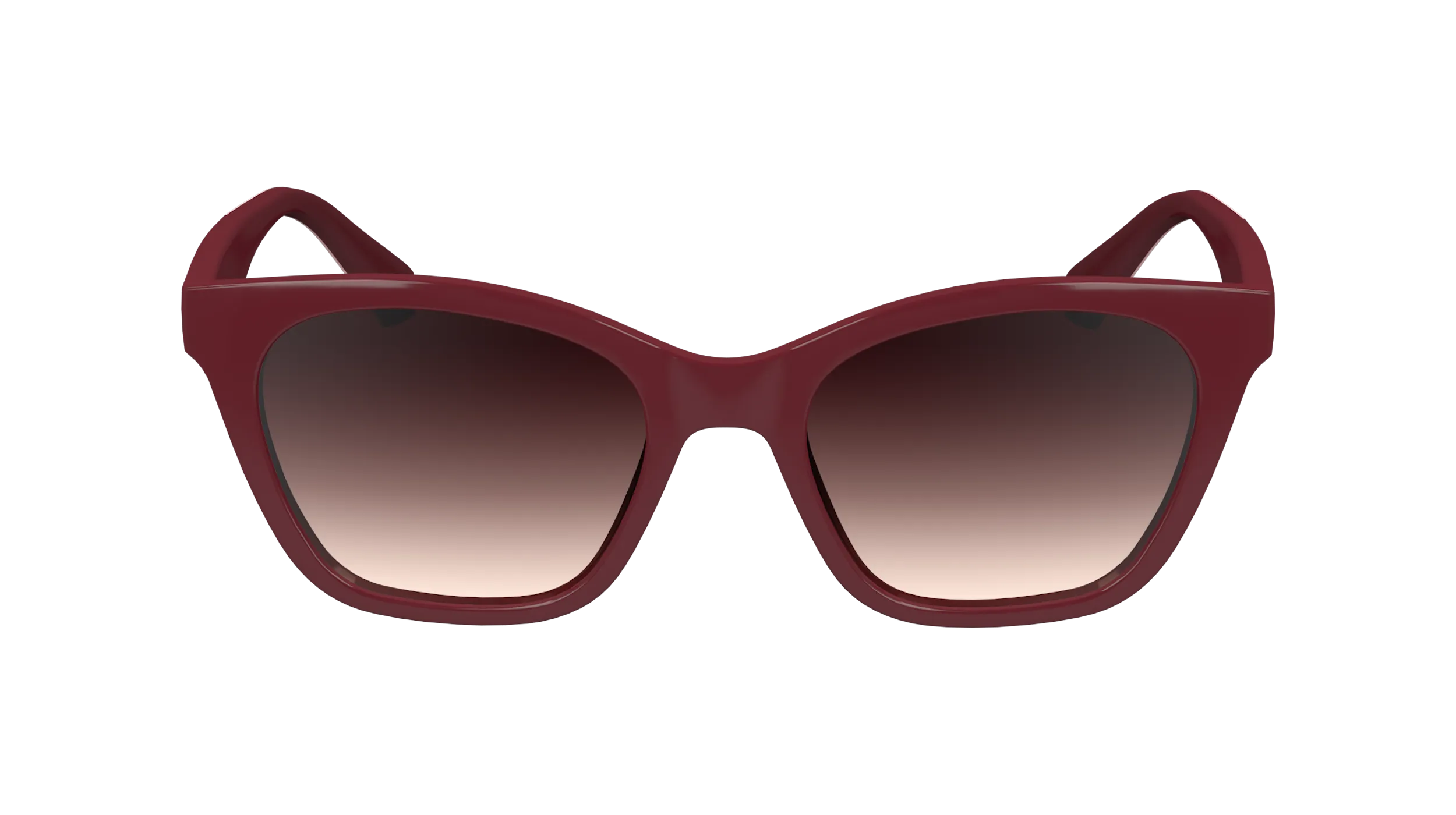 Calvin Klein Junior Calvin Klein CKJ24303S 605 Occhiali da sole bambino Bio-iniettato Bordeaux Rosso Squadrata Normale Sfumato - immagine 2
