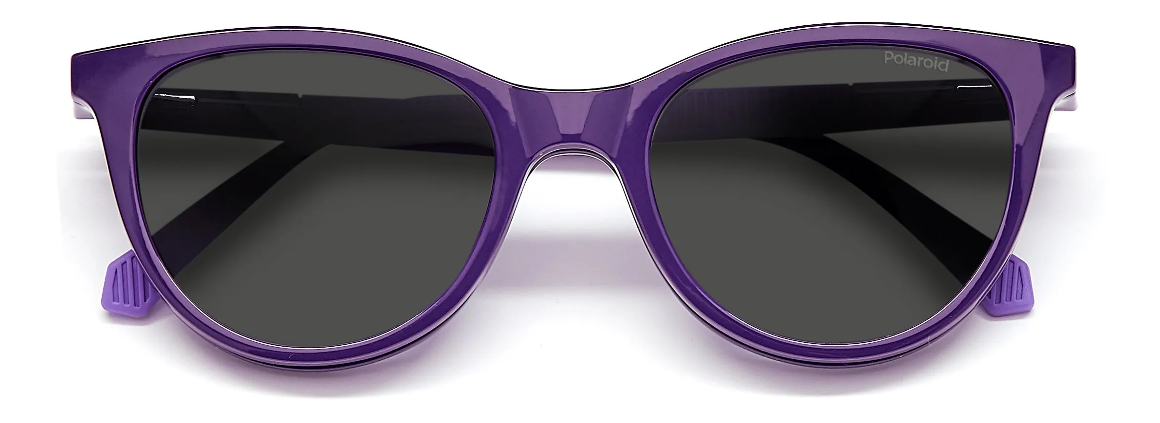 Polaroid Junior Polaroid PLD 8051/CS 789/M9 Occhiali da sole bambino Plastica Lilla Grigio Cat Eye - immagine 3