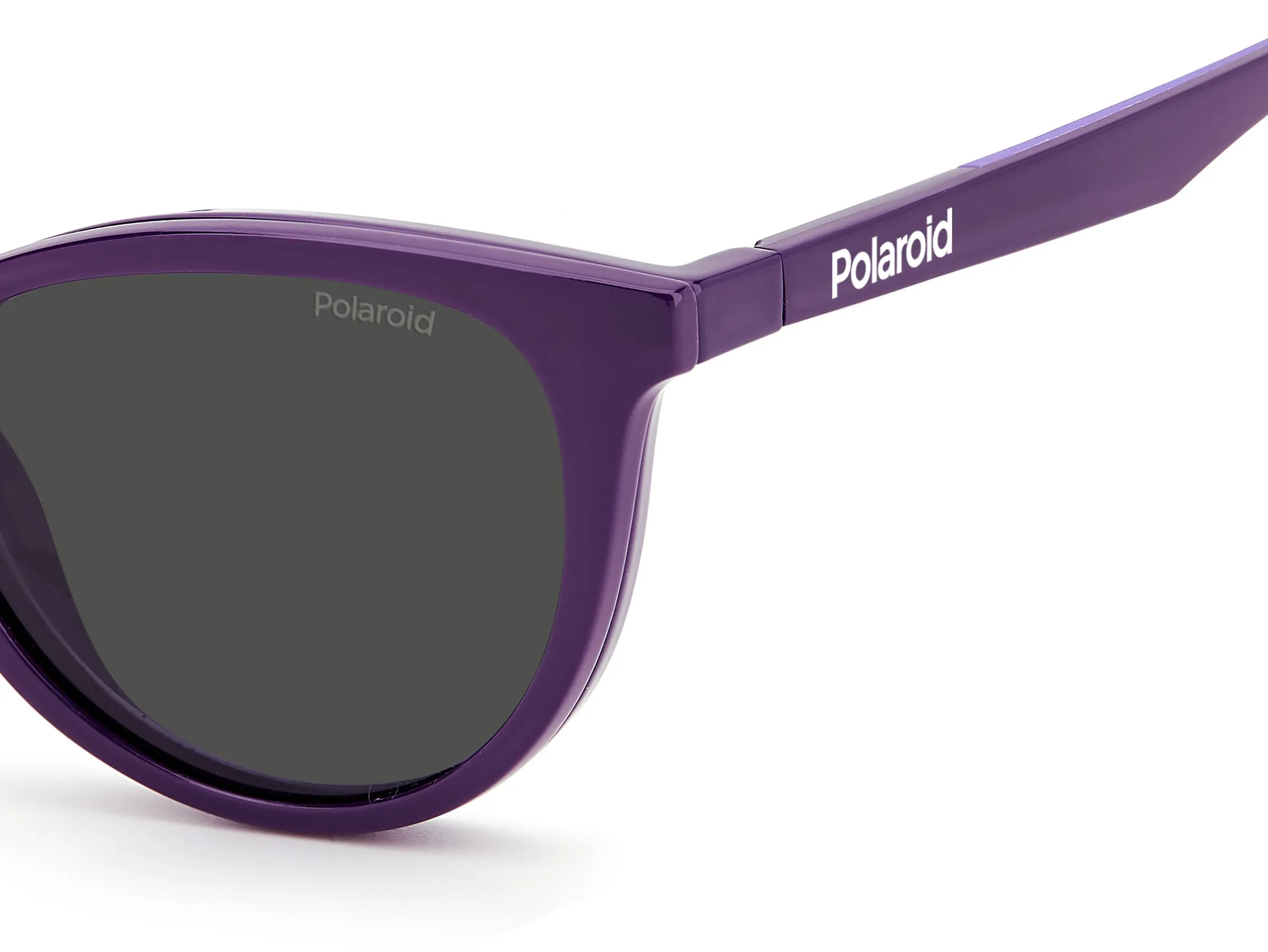 Polaroid Junior Polaroid PLD 8051/CS 789/M9 Occhiali da sole bambino Plastica Lilla Grigio Cat Eye - immagine 4