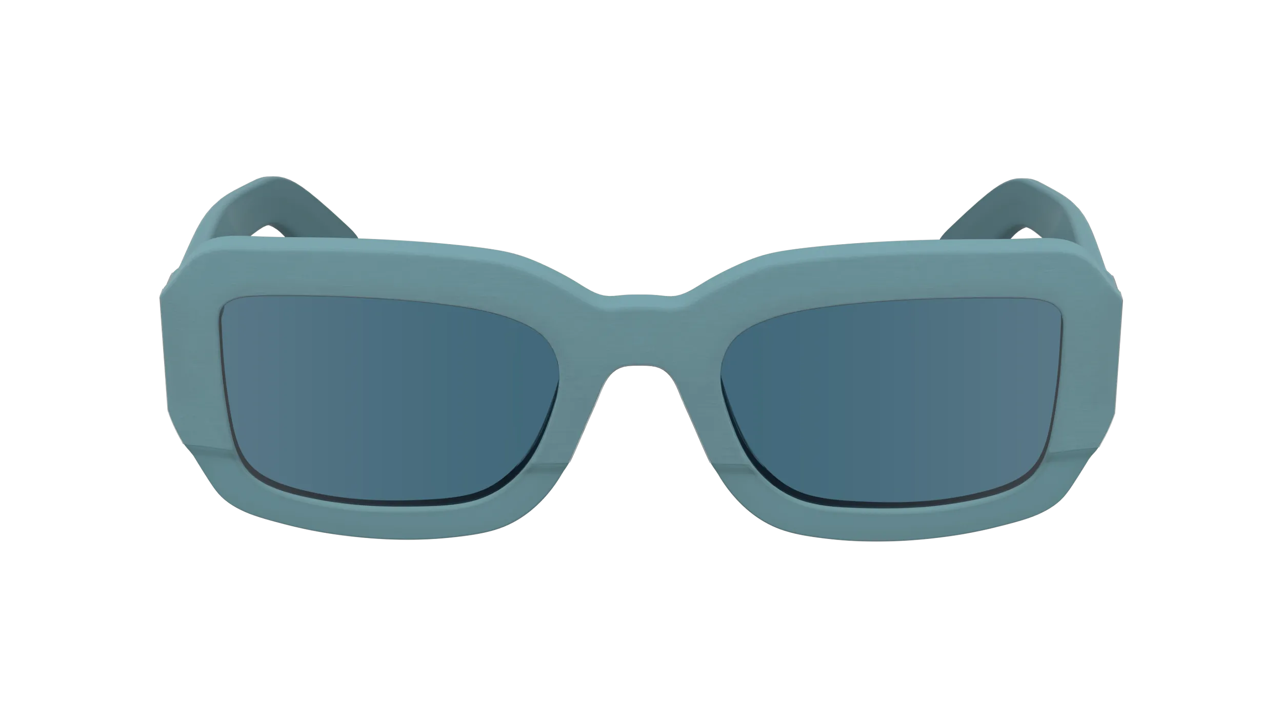 Calvin Klein CK24511S 413 Occhiali da sole Bio-acetato Azzurro Blu Squadrata Normale - immagine 2