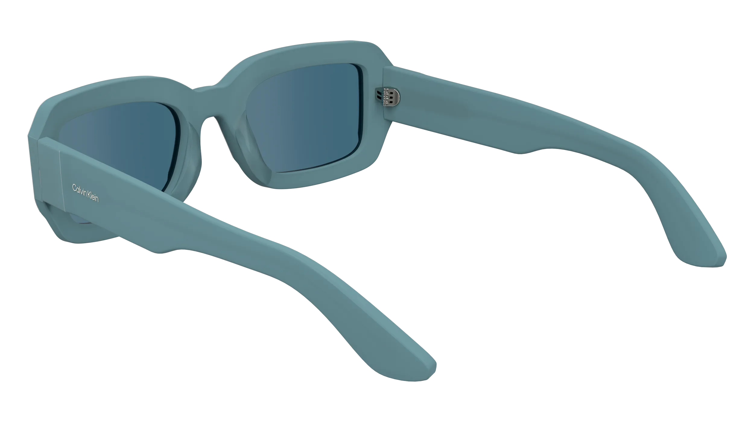 Calvin Klein CK24511S 413 Occhiali da sole Bio-acetato Azzurro Blu Squadrata Normale - immagine 3