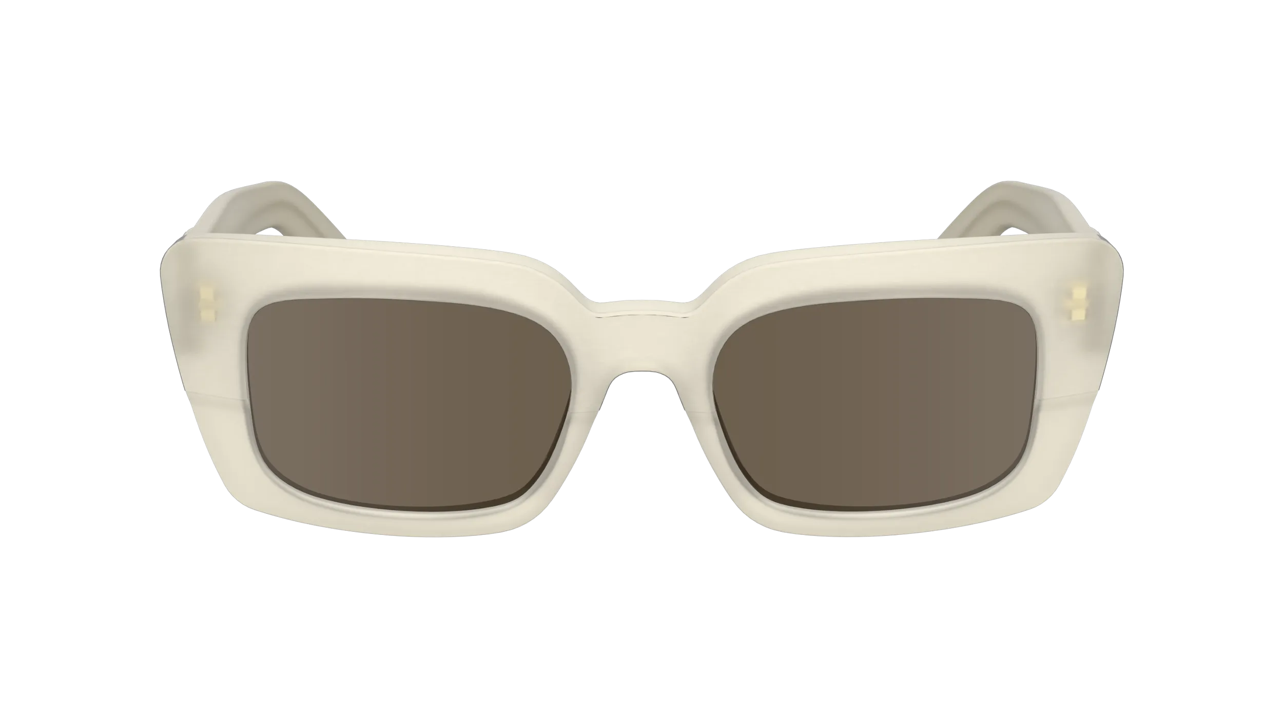 Calvin Klein CK24512S 109 Occhiali da sole Bio-acetato Beige Marrone Farfalla Normale - immagine 2