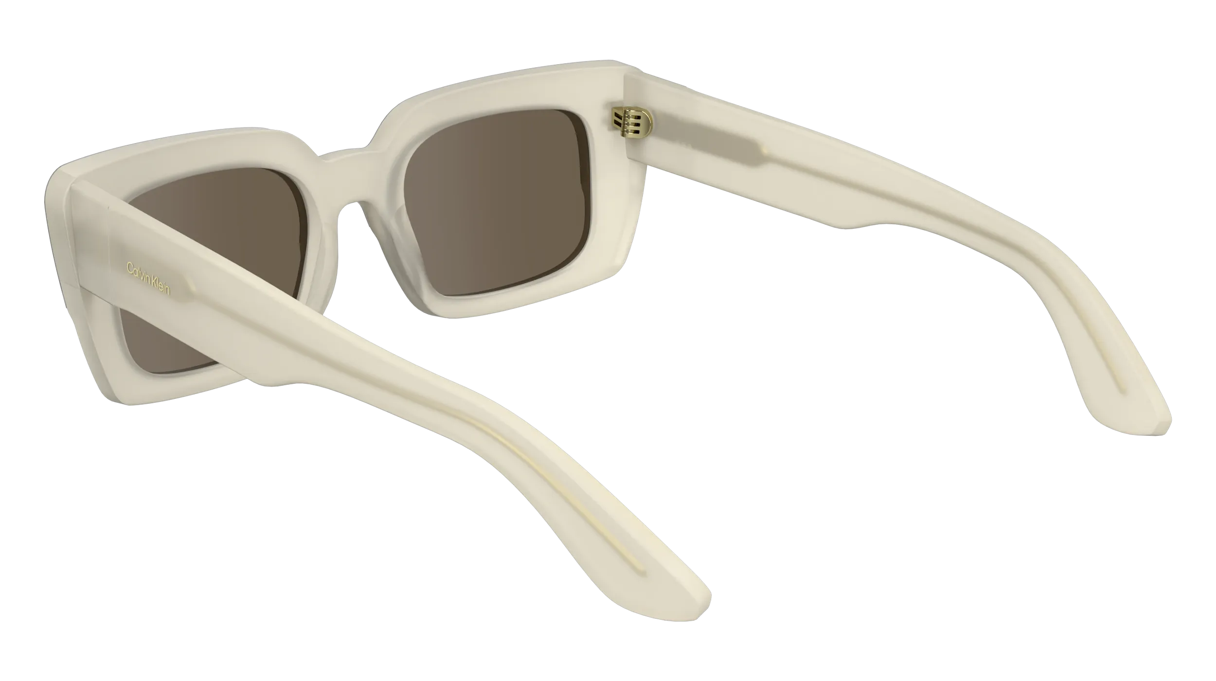 Calvin Klein CK24512S 109 Occhiali da sole Bio-acetato Beige Marrone Farfalla Normale - immagine 3