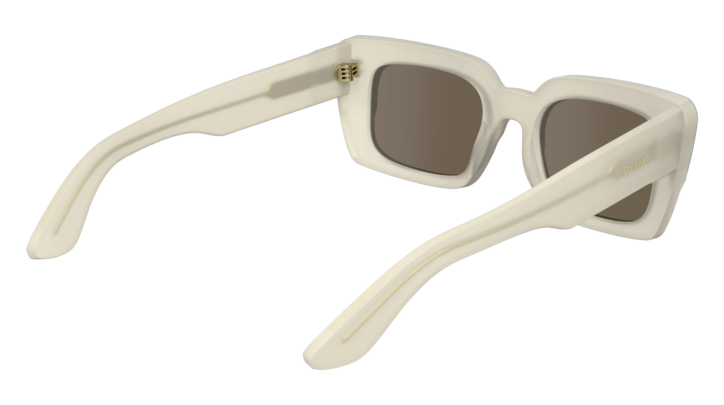 Calvin Klein CK24512S 109 Occhiali da sole Bio-acetato Beige Marrone Farfalla Normale - immagine 4