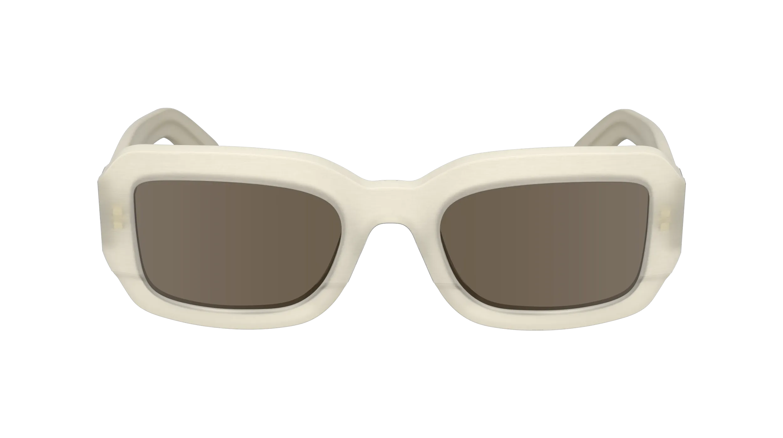 Calvin Klein CK24511S 109 Occhiali da sole Bio-acetato Beige Marrone Squadrata Normale - immagine 2
