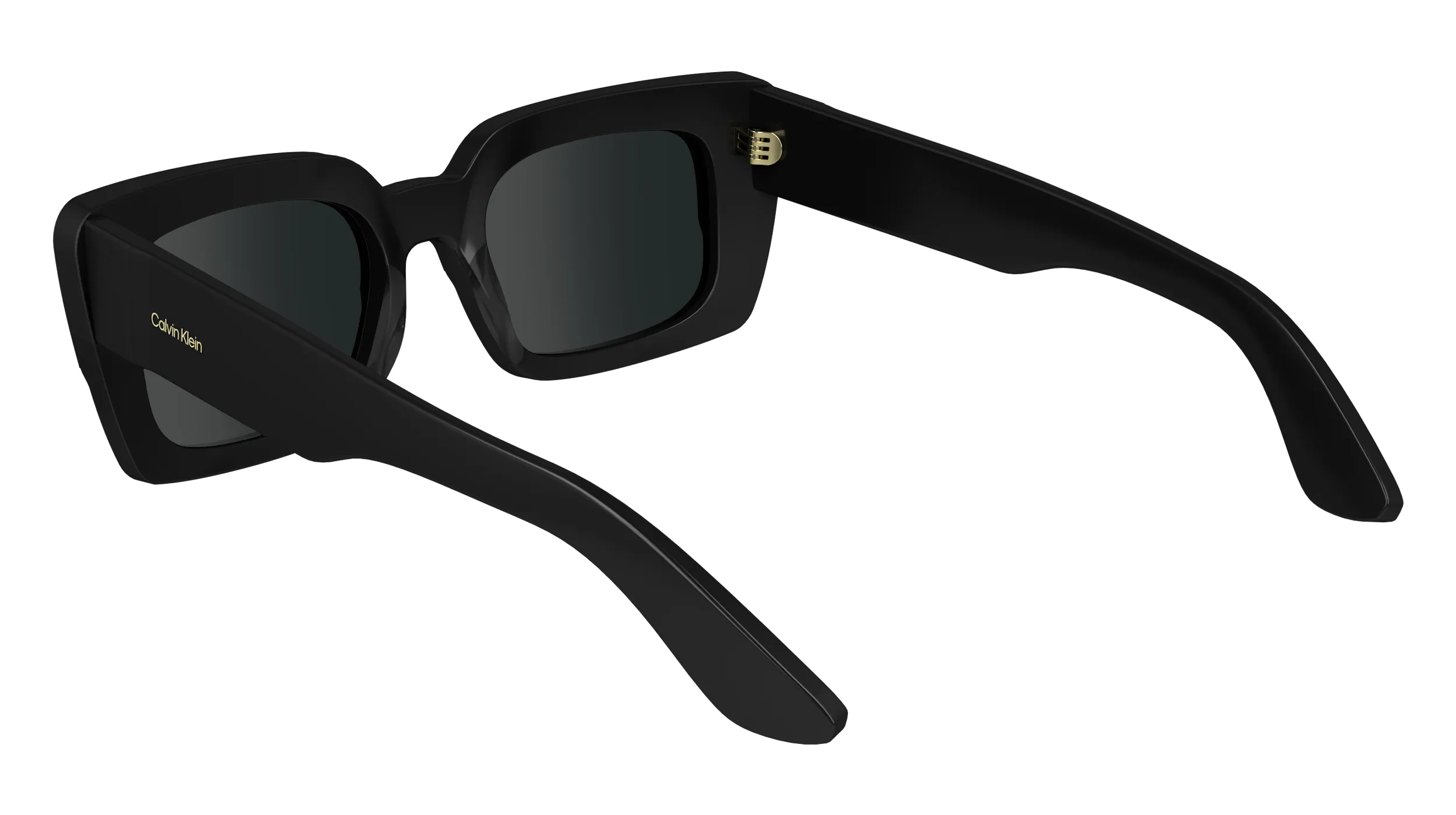 Calvin Klein CK24512S 001 Occhiali da sole Bio-acetato Nero Grigio Farfalla Normale - immagine 3