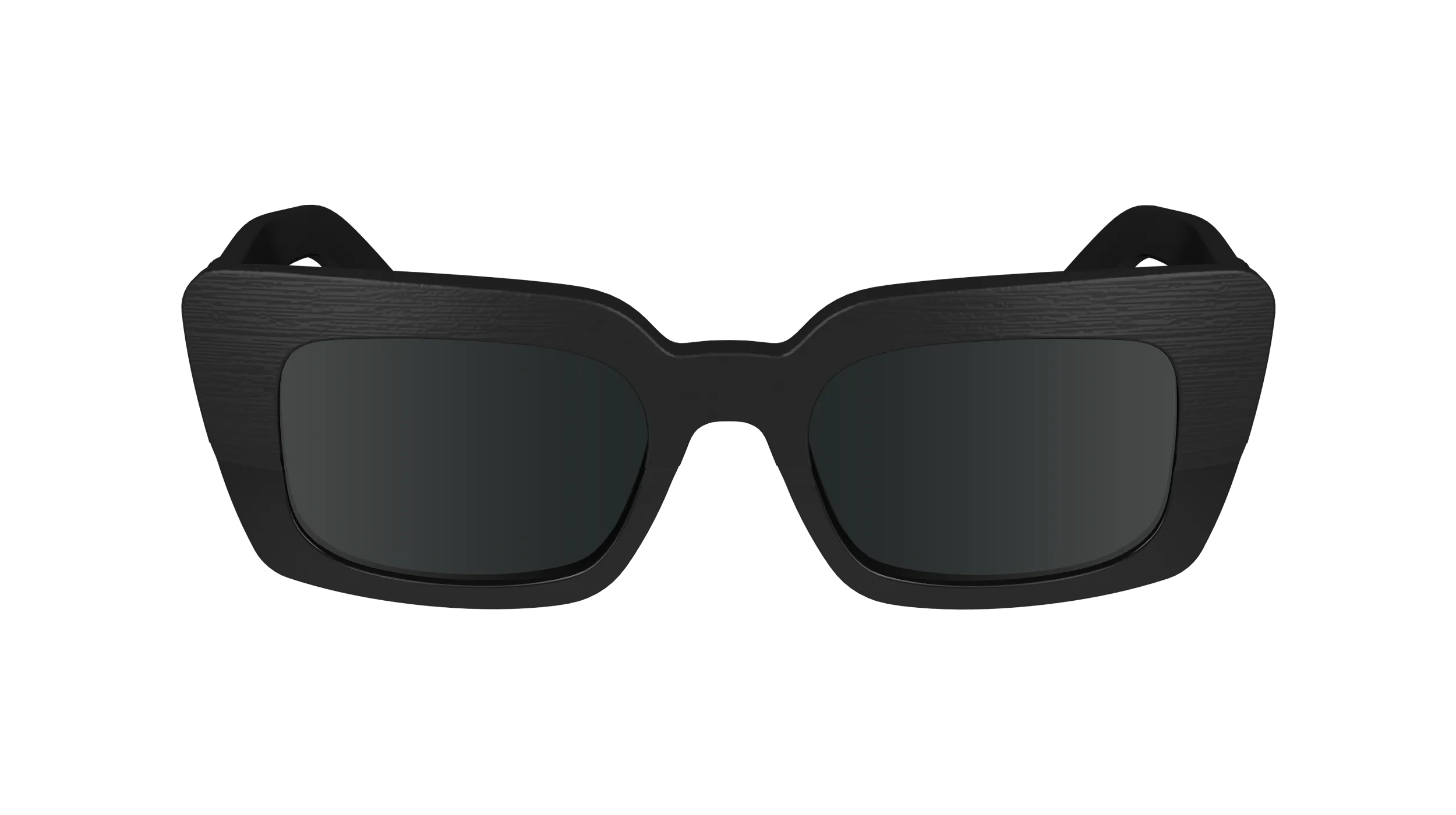 Calvin Klein CK24512S 001 Occhiali da sole Bio-acetato Nero Grigio Farfalla Normale - immagine 4