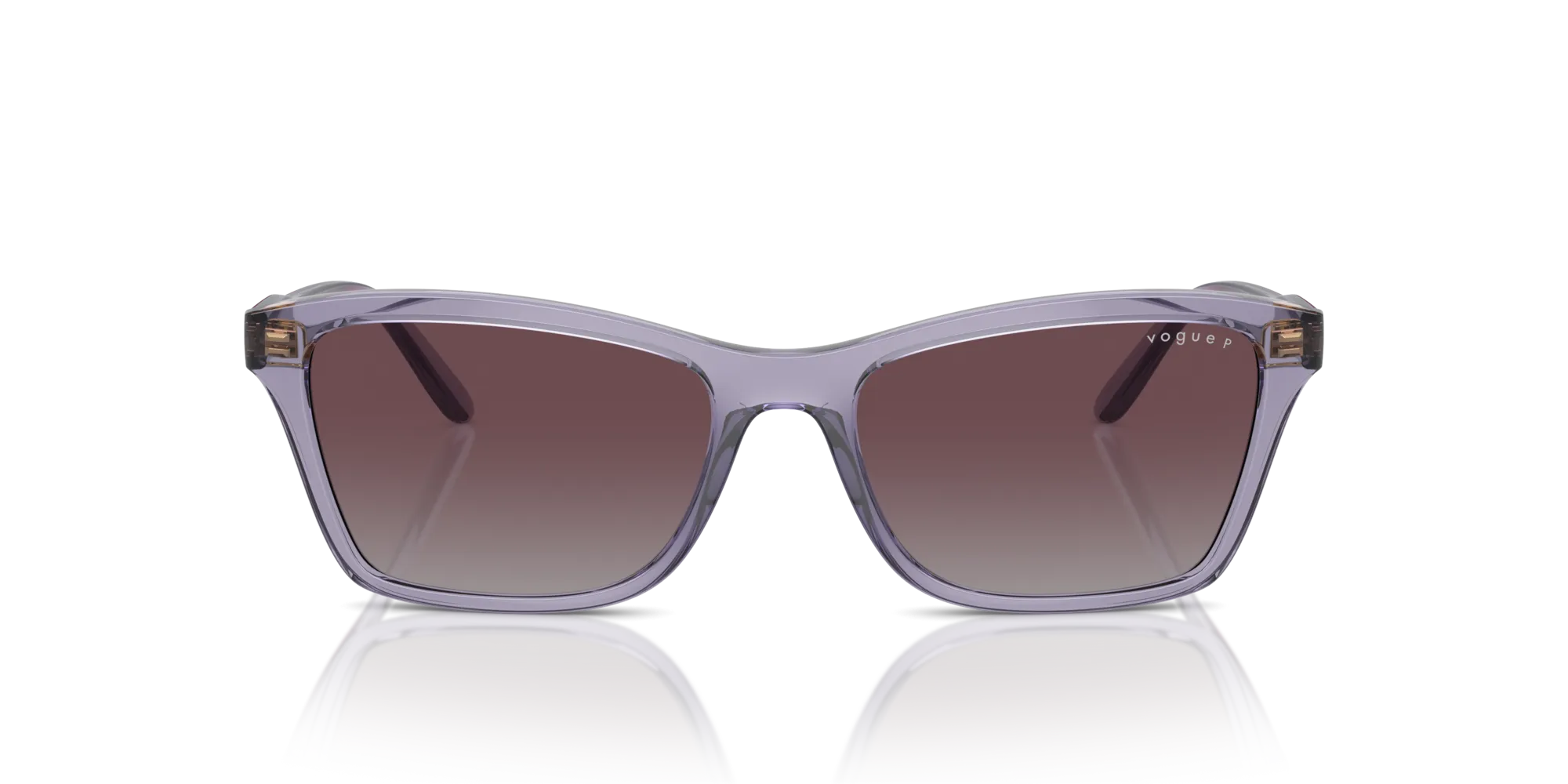 VOGUE EYEWEAR VO5551S 311862 Occhiali da sole Nylon Viola Grigio Pillow Polarizzata Sfumato - immagine 3