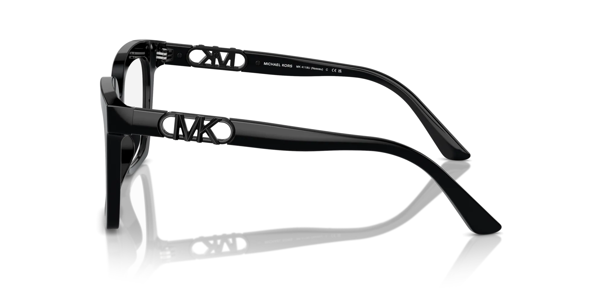 Michael Kors MK4119U NASSAU 3005 Montature da vista Acetato Nero Squadrata Normale - immagine 4