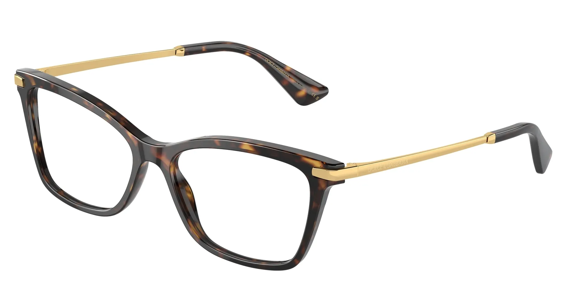 Dolce & Gabbana DG3393 502 Montature da vista Acetato Tartaruga Squadrata Normale - immagine 1