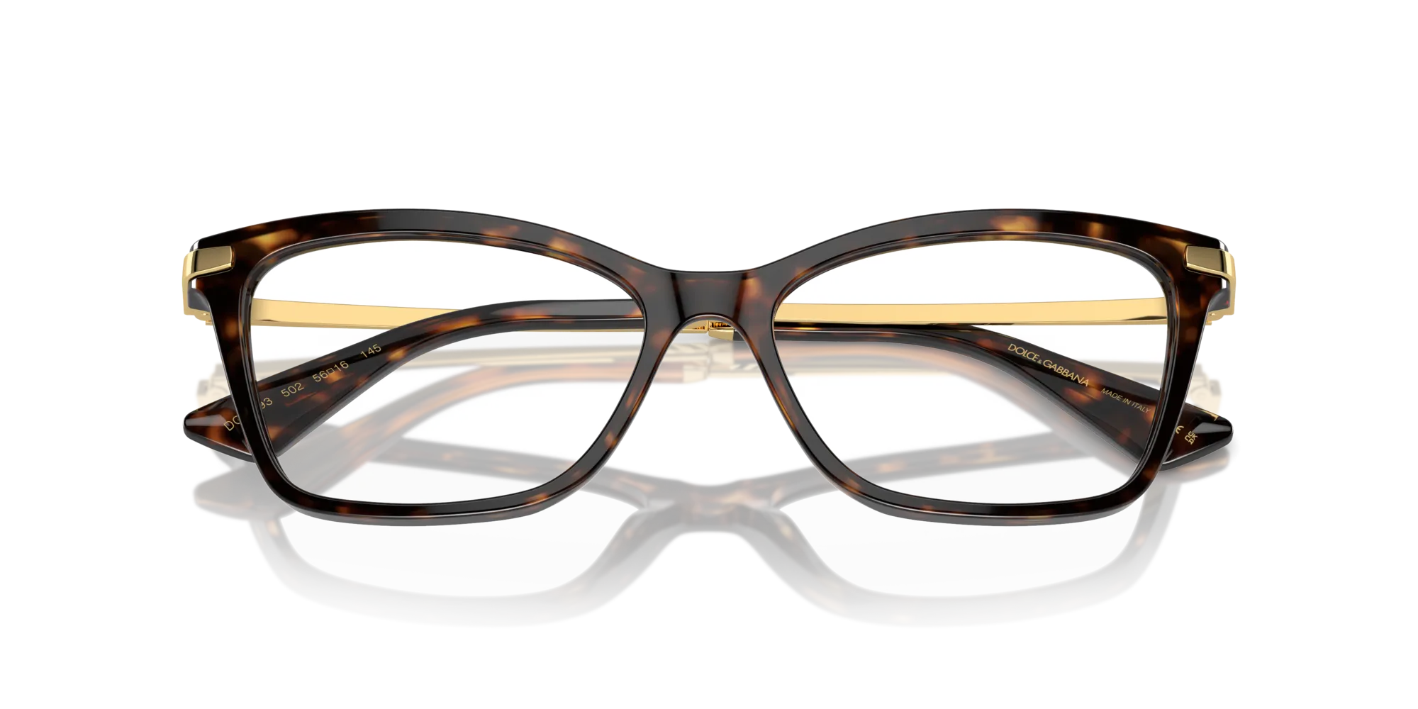 Dolce & Gabbana DG3393 502 Montature da vista Acetato Tartaruga Squadrata Normale - immagine 2