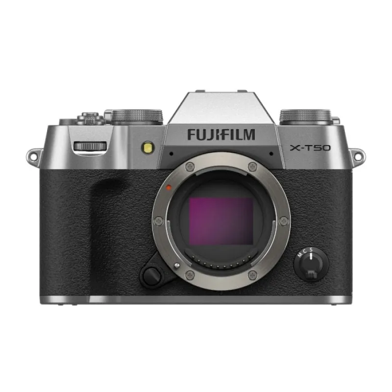 Fotocamera digitale compatta Fujifilm X-Trans CMOS 5 HR 40,2 MP con corpo MILC e WiFi, argento - immagine 1