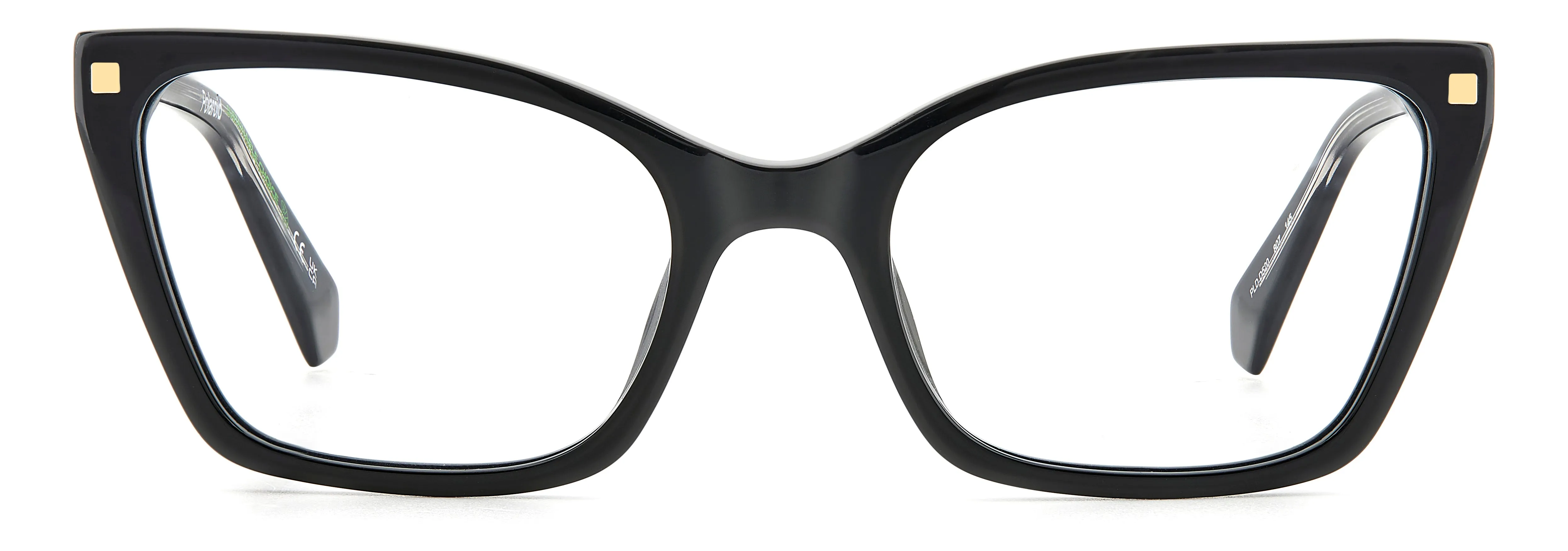 Polaroid PLD D520 807 Montature da vista Bio-acetato Nero Squadrata - immagine 2