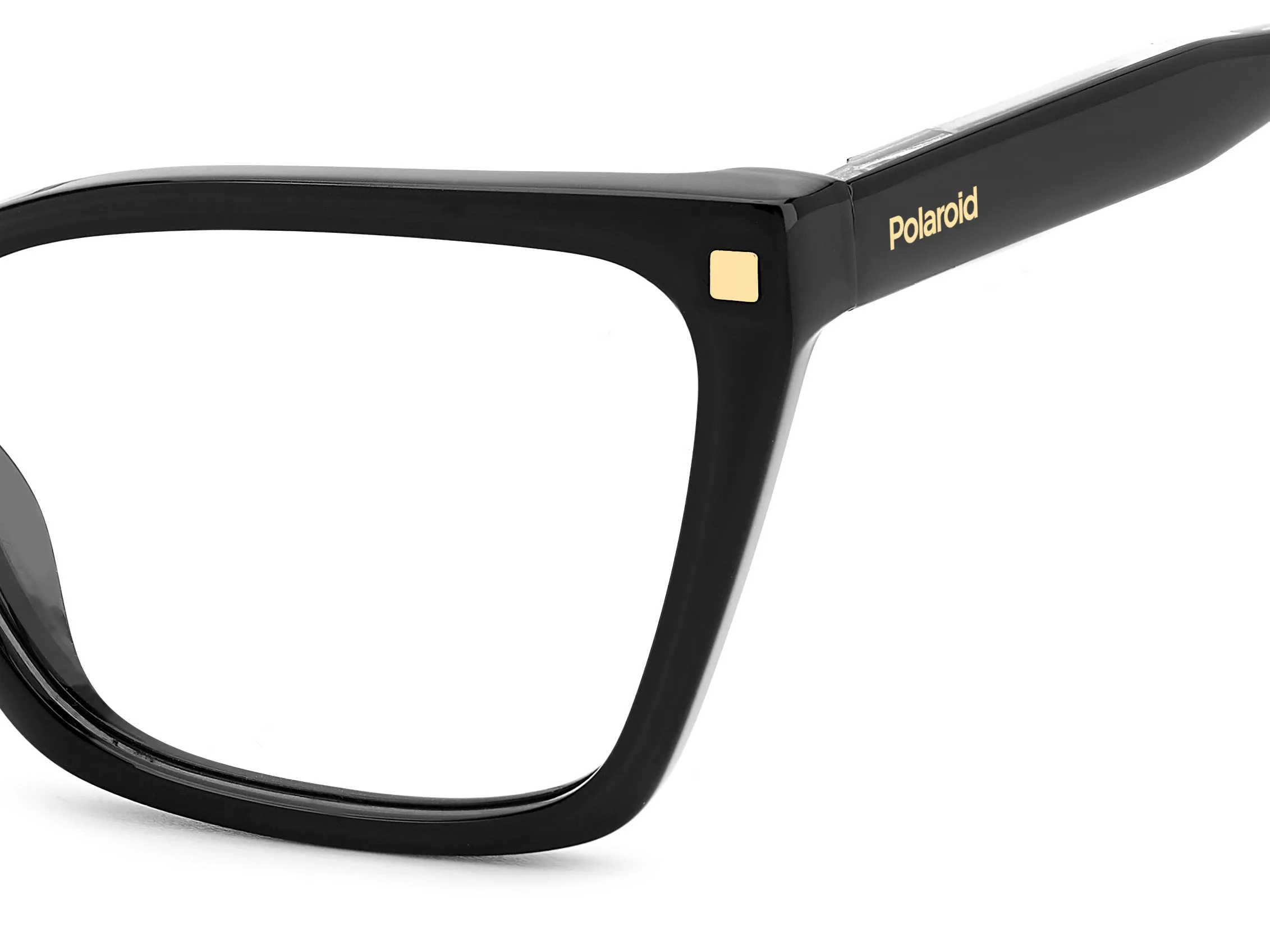 Polaroid PLD D520 807 Montature da vista Bio-acetato Nero Squadrata - immagine 4