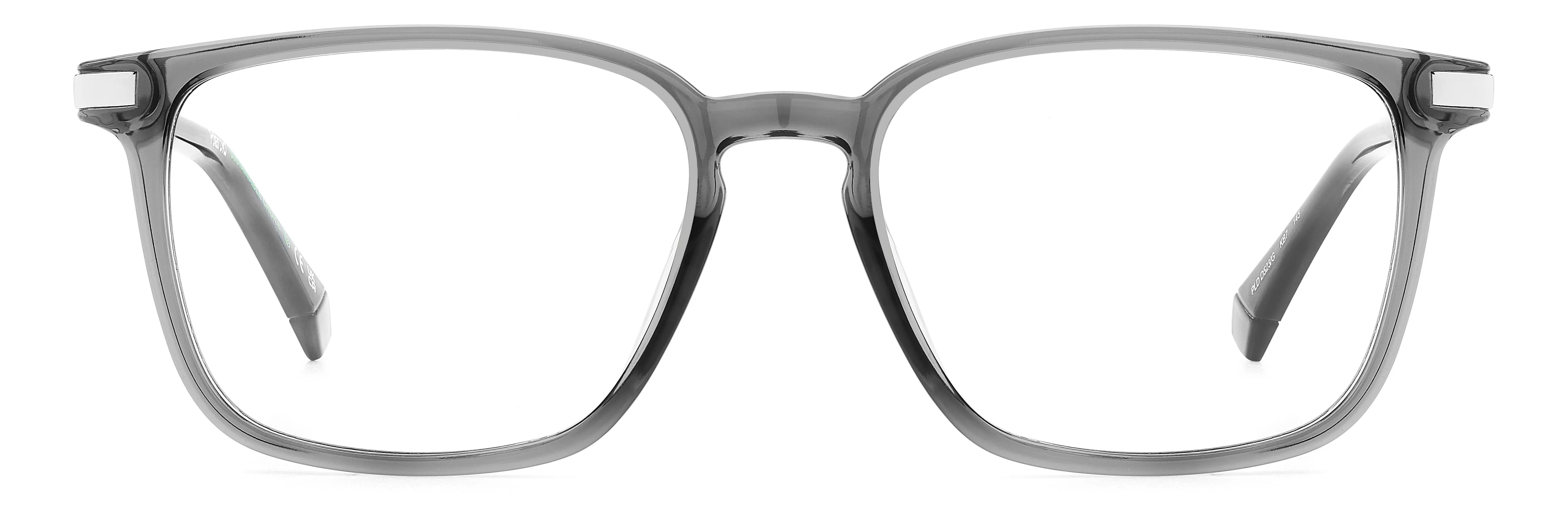 Polaroid PLD D523/G KB7 Montature da vista Bio Poliammide Grigio Squadrata - immagine 2