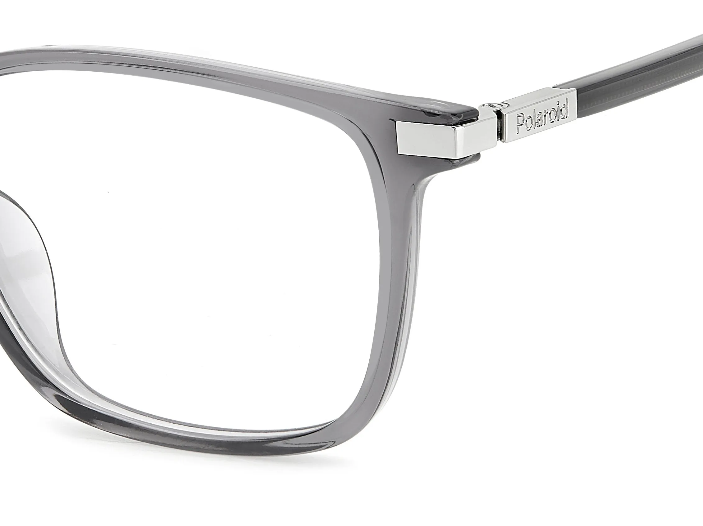 Polaroid PLD D523/G KB7 Montature da vista Bio Poliammide Grigio Squadrata - immagine 4