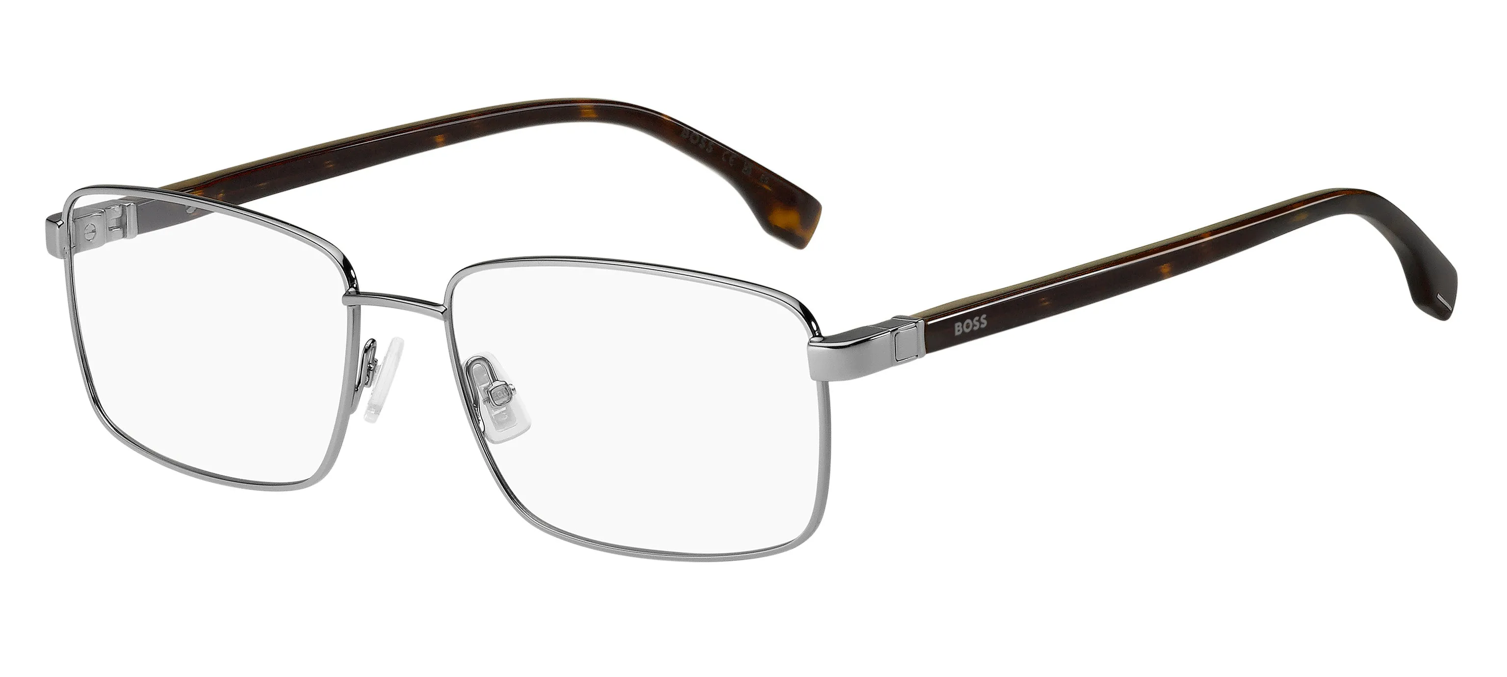 Hugo Boss BOSS 1495 31Z Montature da vista Metallo Grigio/Havana Squadrata - immagine 1