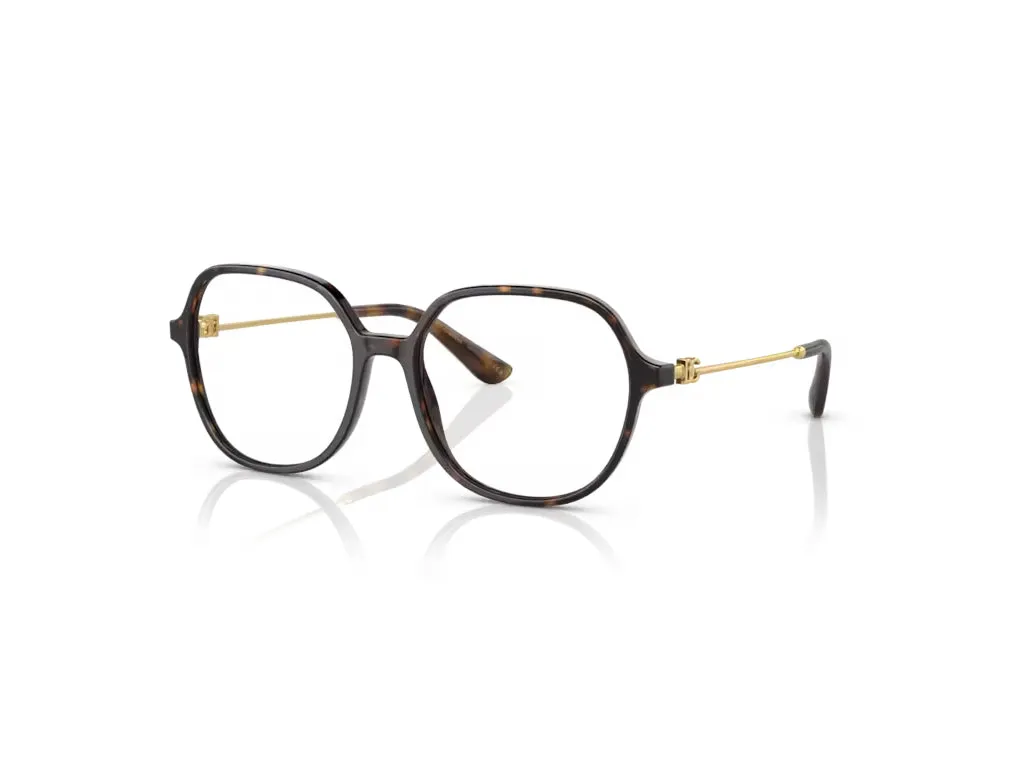 Dolce & Gabbana DG3364 502 Montature da vista Acetato Tartaruga Farfalla Normale - immagine 1